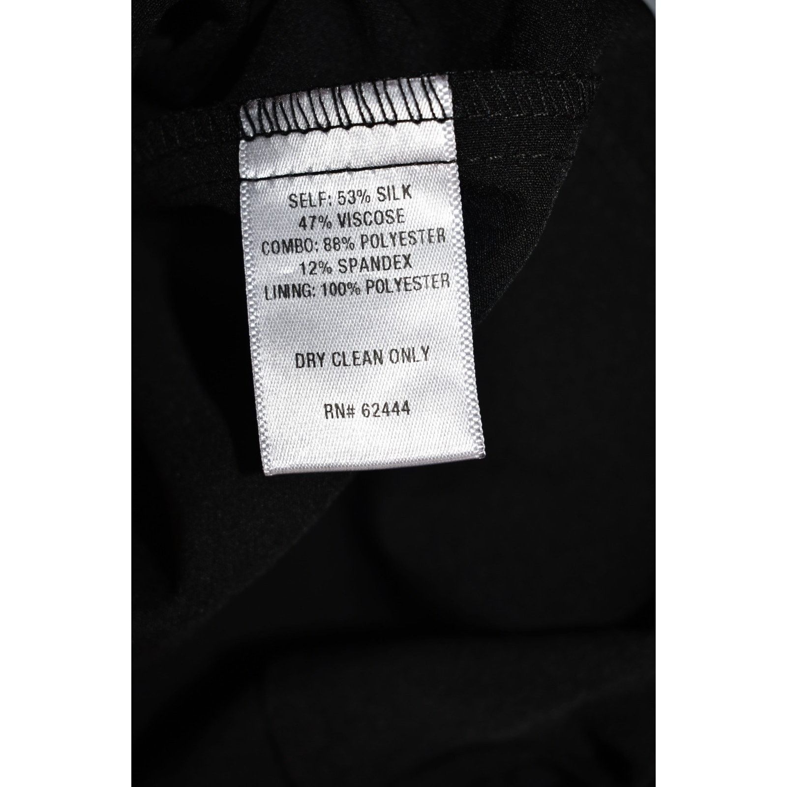 Nicole Miller NICOLE MILLER Black Silk Blend Strapless Jumpsuit Sz 2 $395 Size 26" / US 2 / IT 38 - 8 Thumbnail