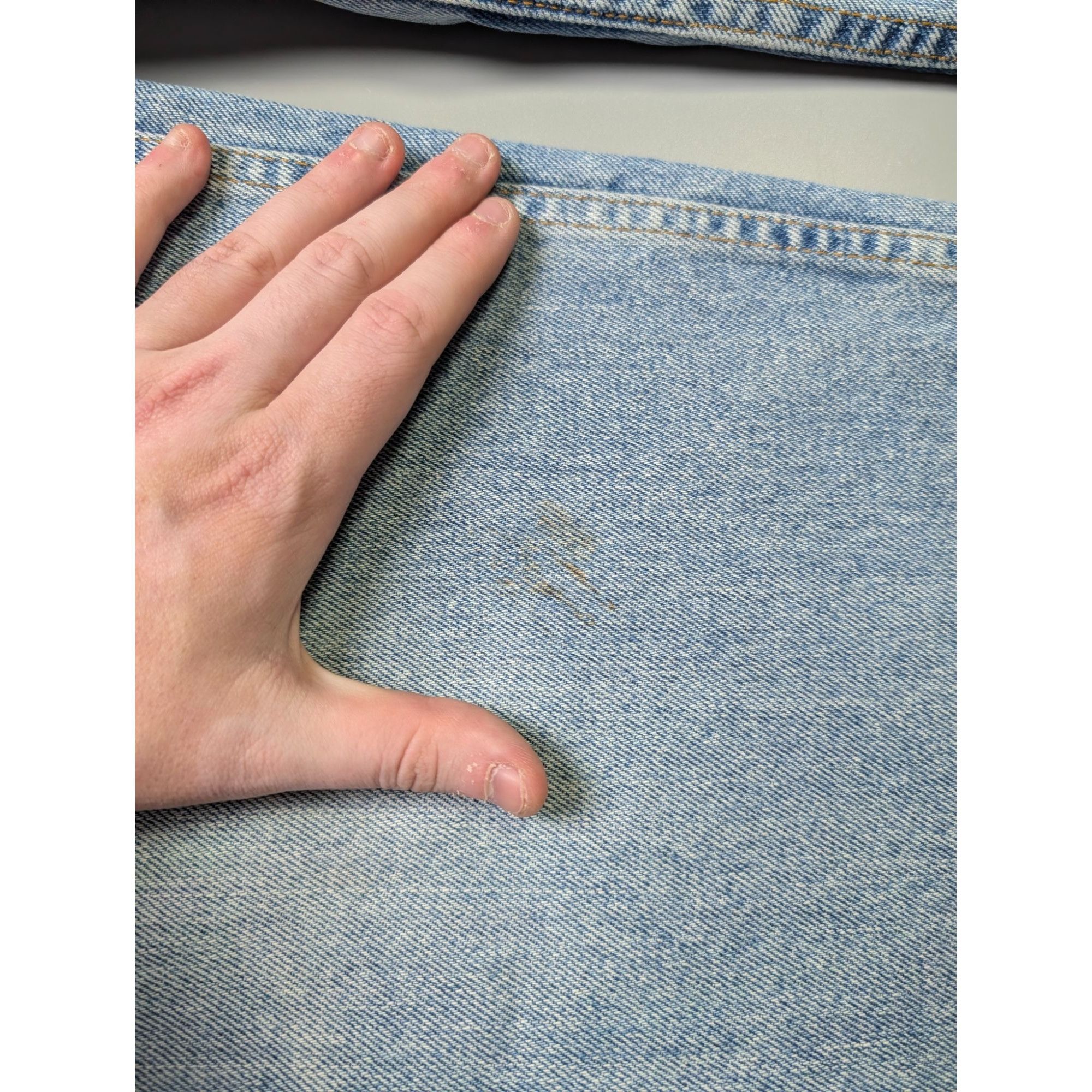 Levi's Levi's 550 Made In USA Light Wash Denim Jeans Pants (Y1084) Size US 36 / EU 52 - 4 Thumbnail