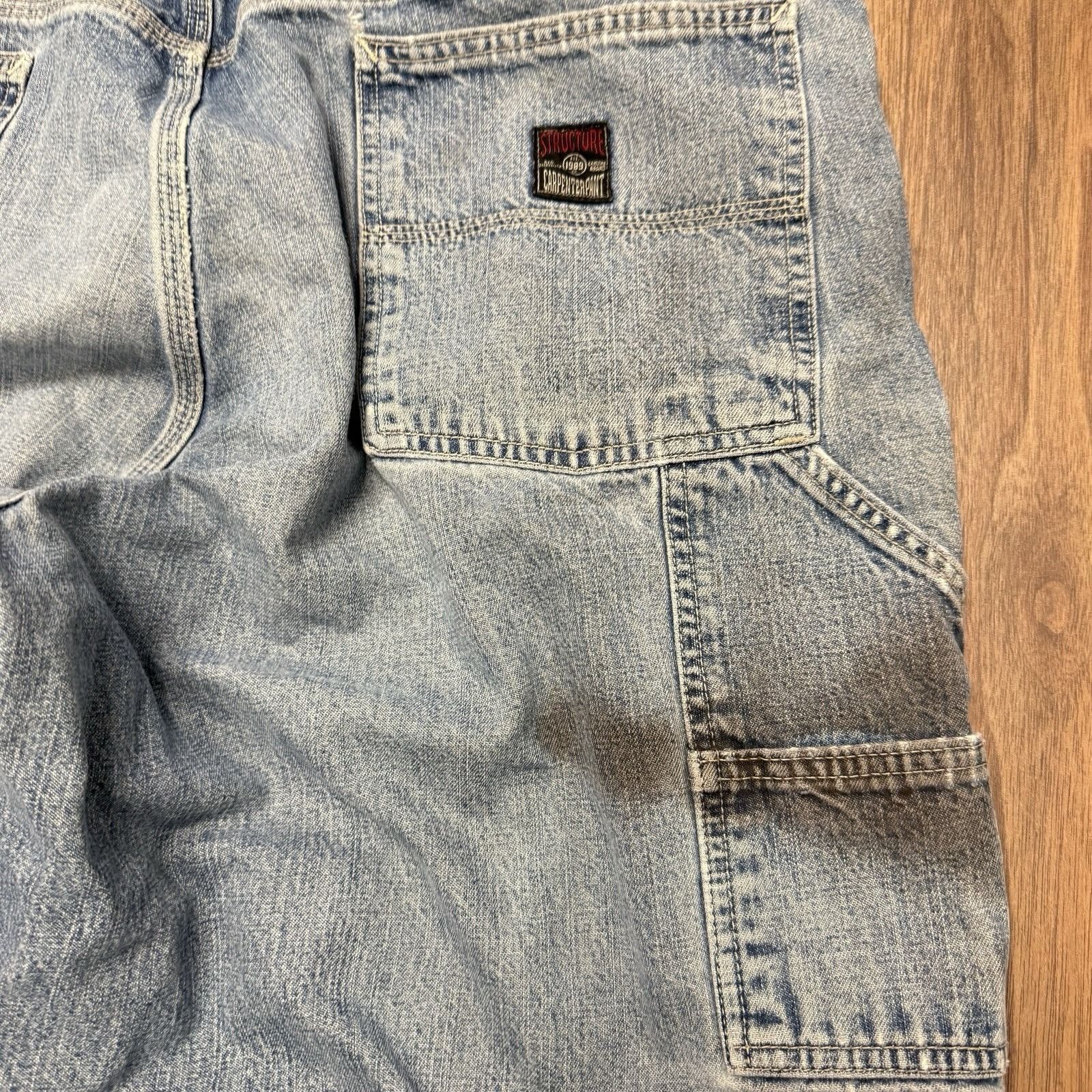Structure Vintage Structure Carpenter Jeans Mens 38x32 Blue Y2K Baggy Size US 38 / EU 54 - 10 Thumbnail