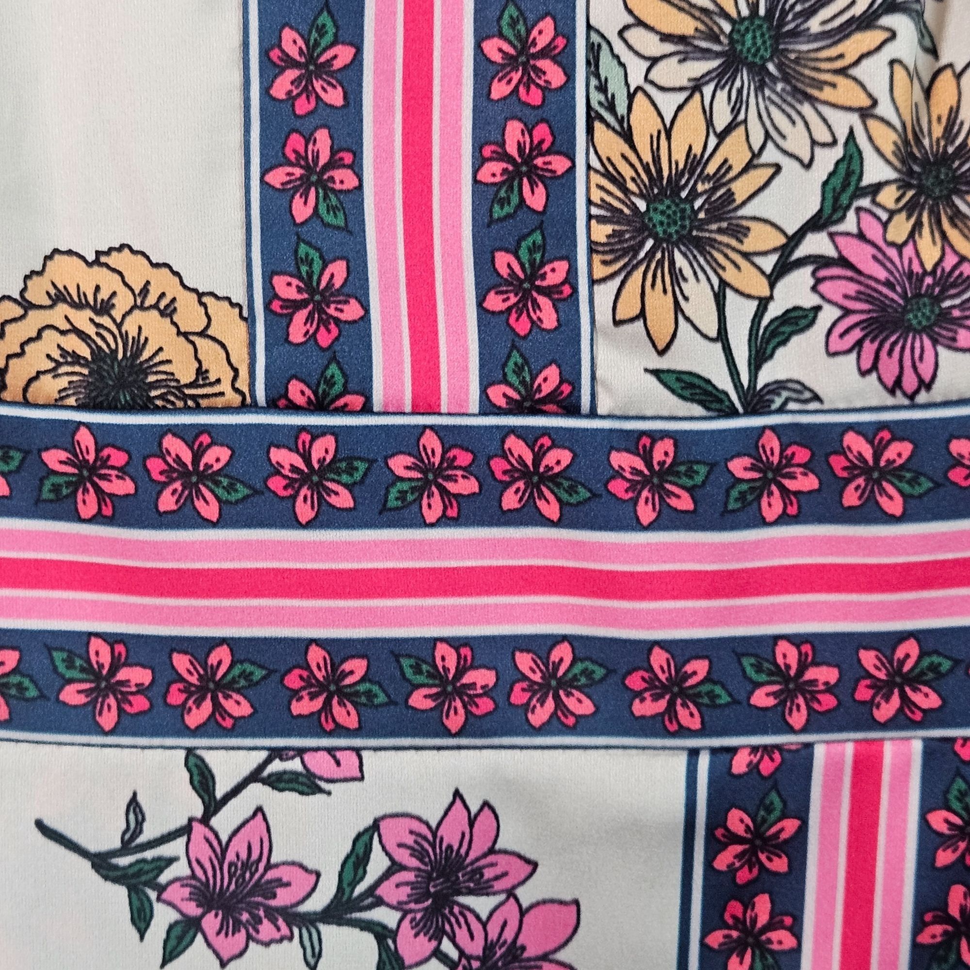 MAGGY LONDON Maggy London Woman Floral Scarf Print Asymmetric Dress 8P Bo Size M / US 6-8 / IT 42-44 - 6 Thumbnail