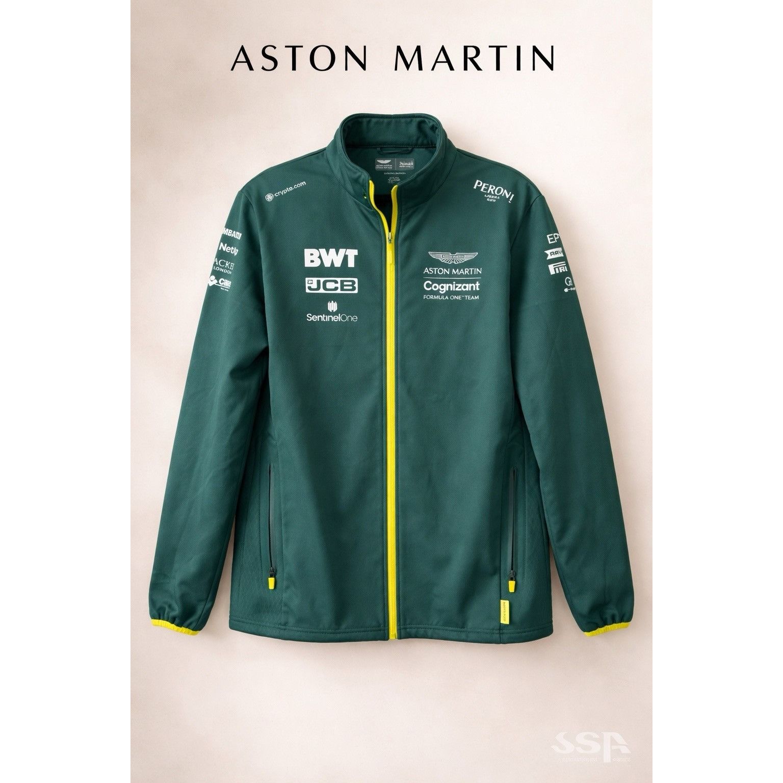 Other Aston Martin Cognizant Formula One F1 Team Softshell Jacket Size US L / EU 52-54 / 3 - 1 Thumbnail