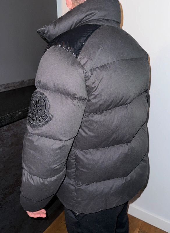 Pre-owned Moncler Genius Bernier Down Puffer Jacket In Gray