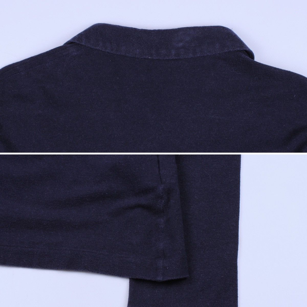 Designer × Lacoste LACOSTE Leather Logo Cotton Silk Wool Blend Polo Shirt Size US S / EU 44-46 / 1 - 16 Thumbnail