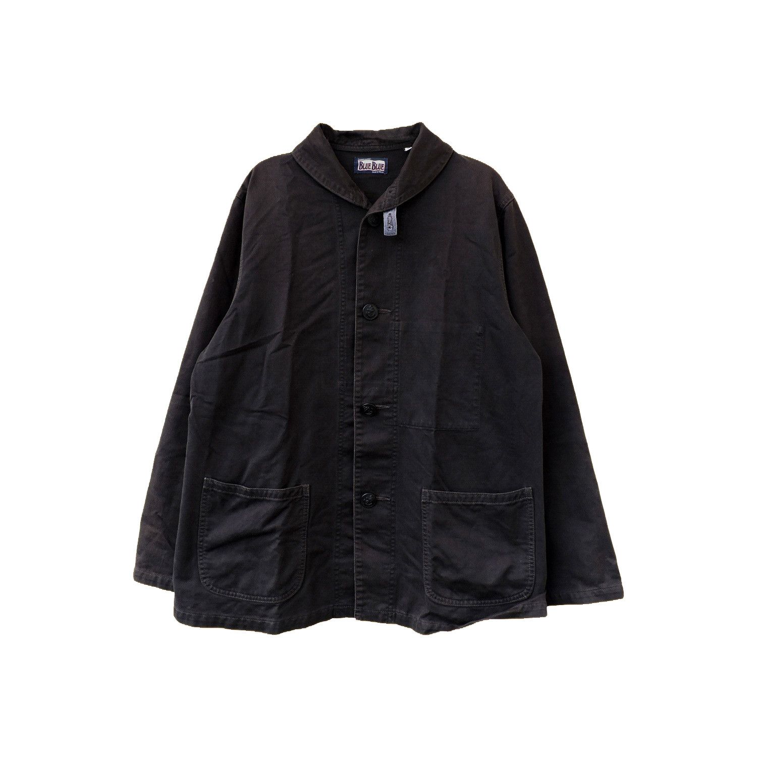 Blue Blue Japan Blue Blue Japan Navy Shawl Collar Denim Work Blue Blue Japan Blue Blue Japan Navy Shawl Collar Denim Work