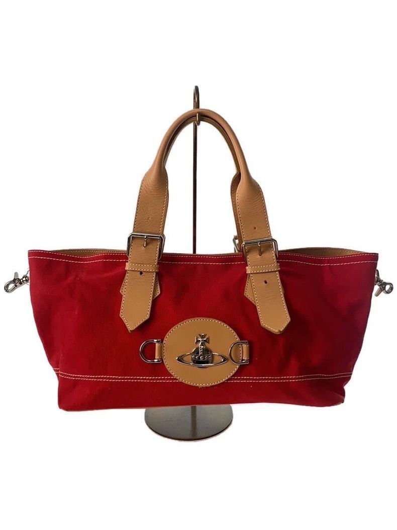 Vivienne Westwood Vivienne Westwood Red and silver Saturn Orb patchwork hand Size ONE SIZE - 1 Thumbnail