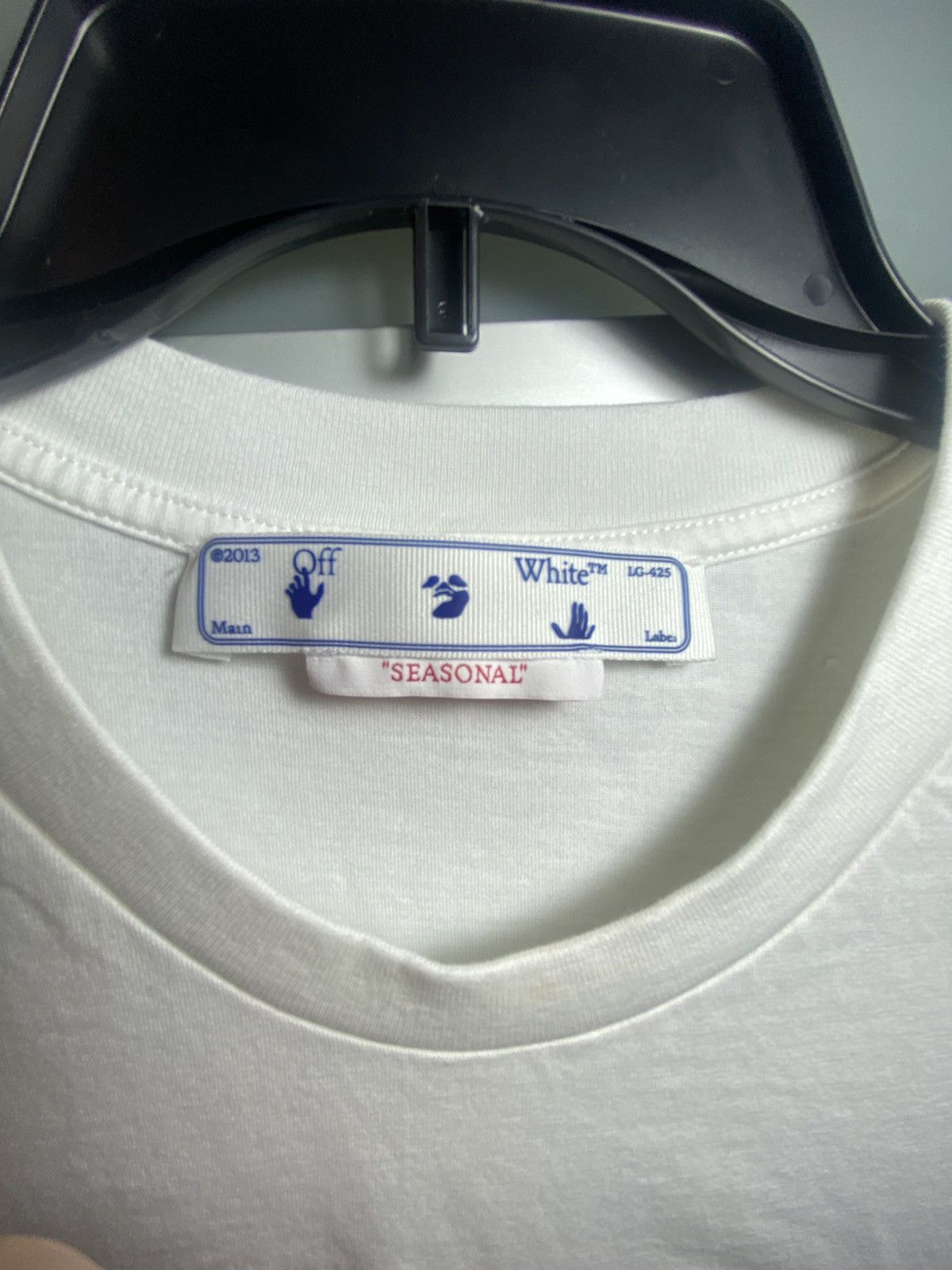 Off-White Off White Crack Off Heart Fitted Tee XL Size XL / US 12-14 / IT 48-50 - 2 Thumbnail