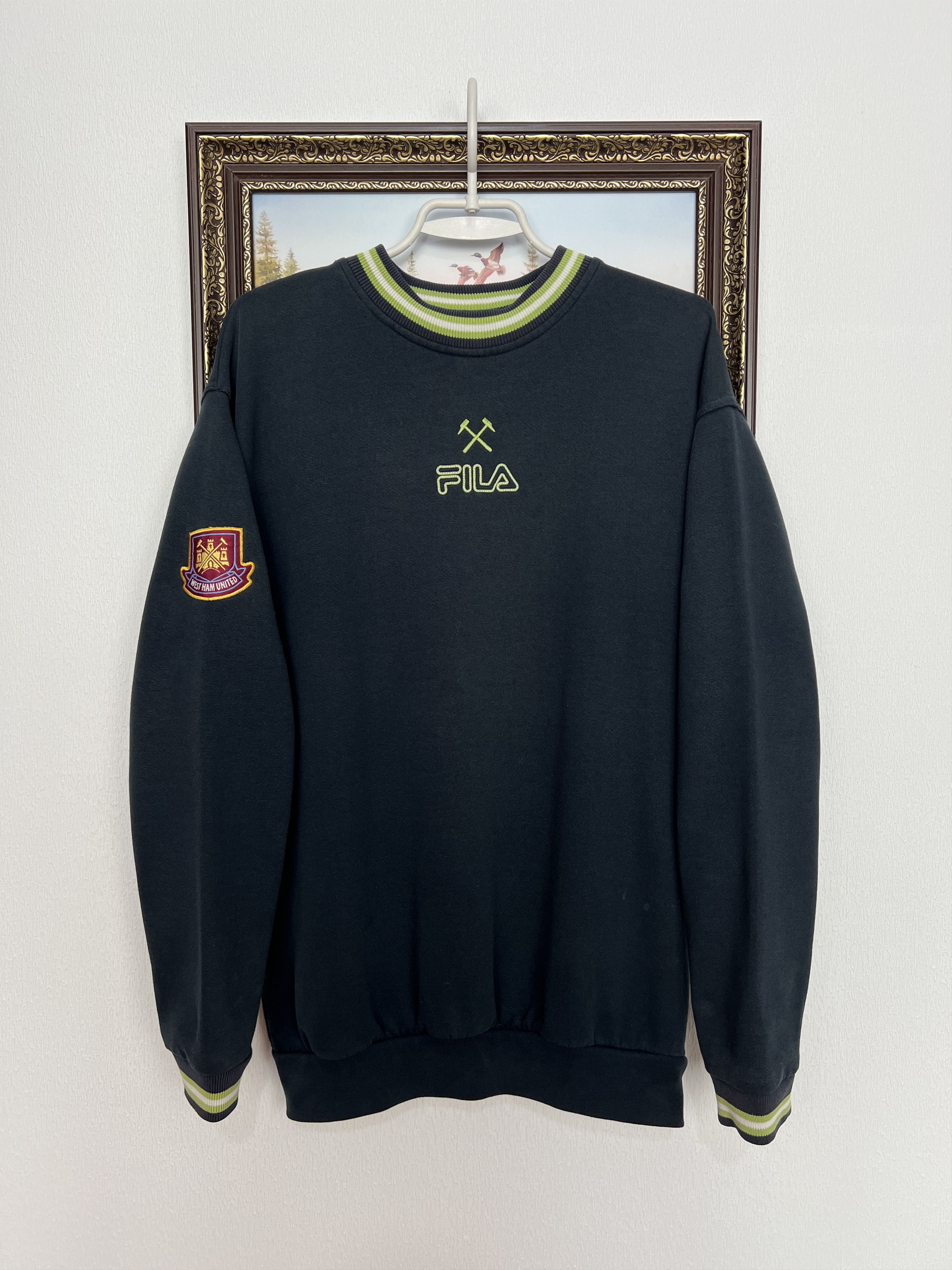 Fila West Ham United Hammers Football Sweatshirt Soccer Crewneck Size US M / EU 48-50 / 2 - 1 Thumbnail