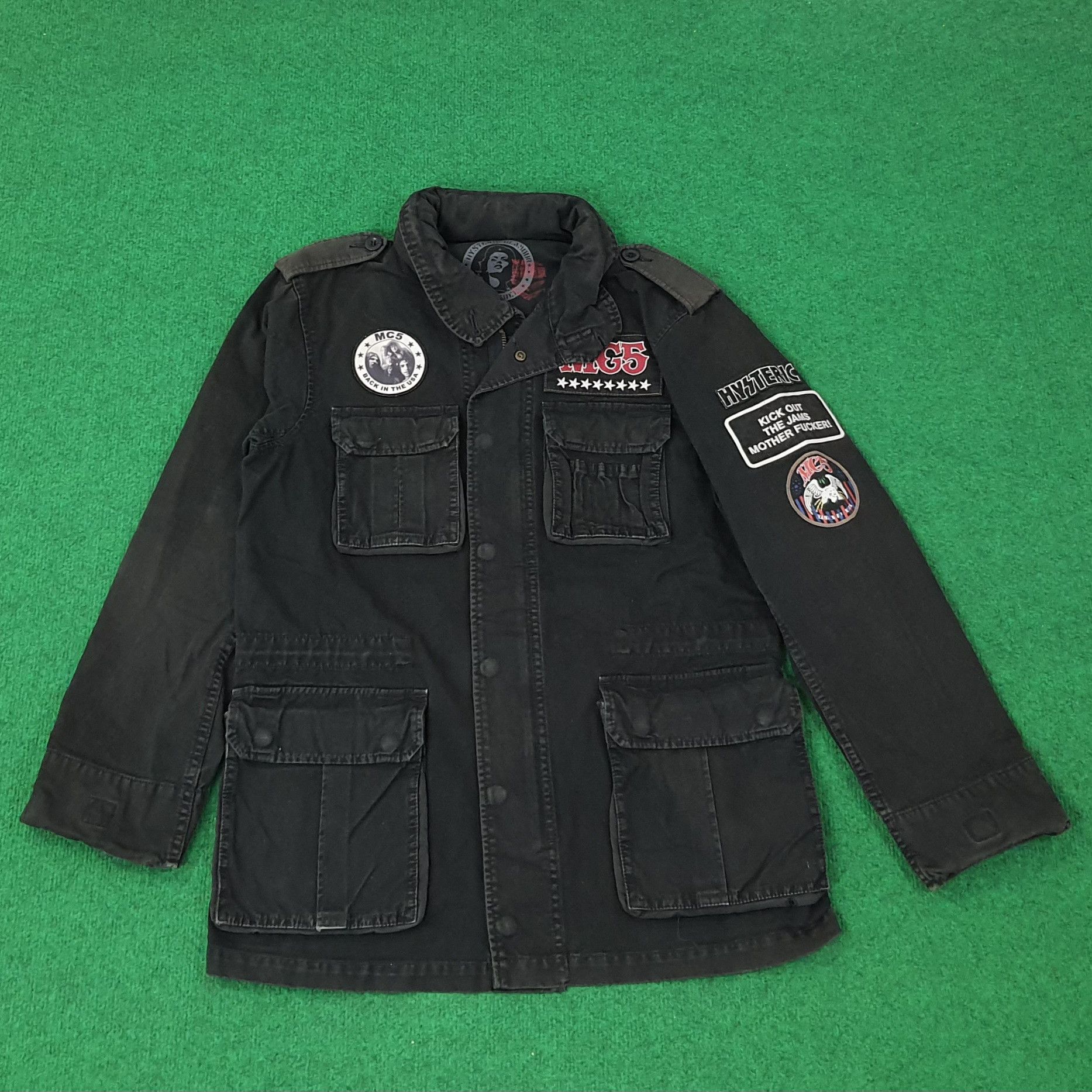 Hysteric Glamour Vintage Hysteric Glamour Patches Custom Logo Jacket C224N27 Size US S / EU 44-46 / 1 - 1 Thumbnail