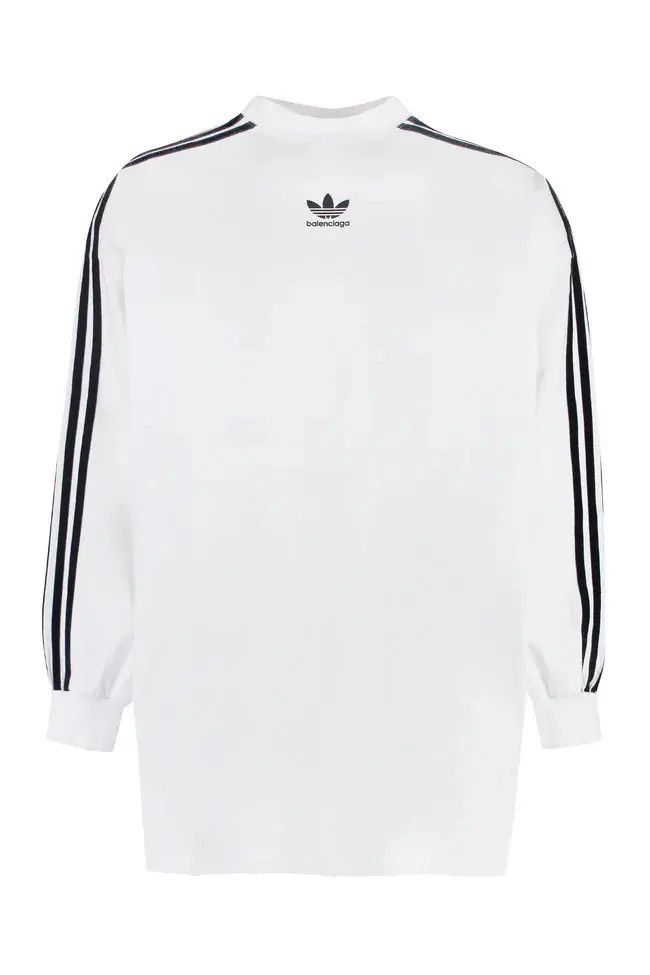 Adidas × Balenciaga o1w1db10824 Long Sleeve Shirt in Black/White Size US XXL / EU 58 / 5 - 1 Thumbnail