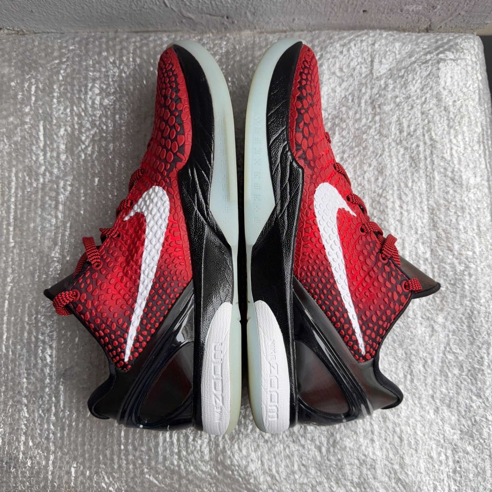 Nike Zoom Kobe 6 All-Star Black Red Size US 9.5 / EU 42-43 - 3 Thumbnail