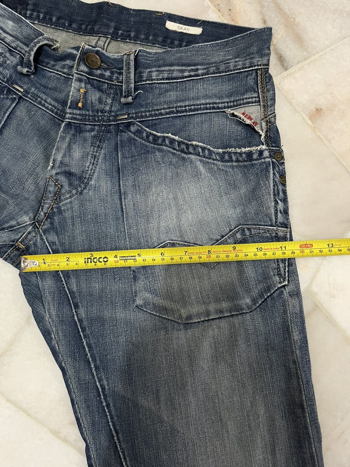 Replay REPLAY JEANS DISTRESSED Size US 33 - 18 Thumbnail