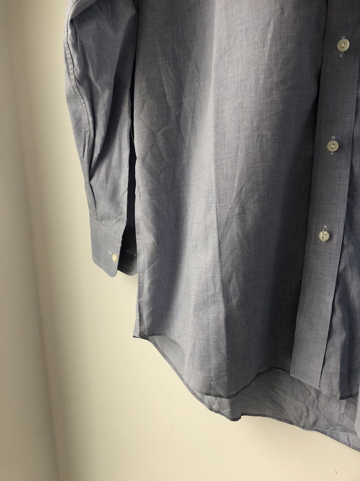 Issey Miyake Basic blue shirt Size US L / EU 52-54 / 3 - 3 Thumbnail