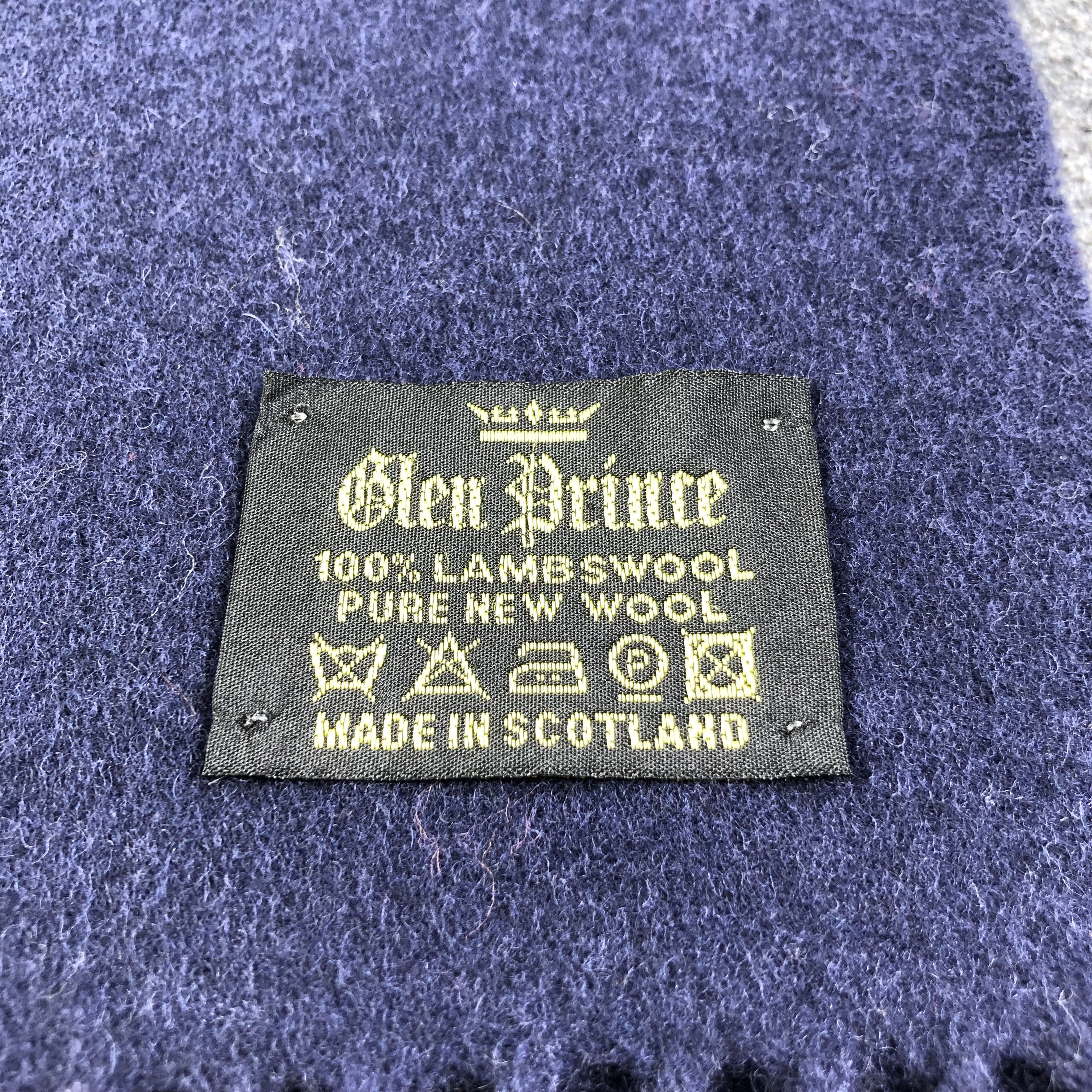Vintage Glen Prince Wool Scarf Muffler V1062 Size ONE SIZE - 4 Thumbnail