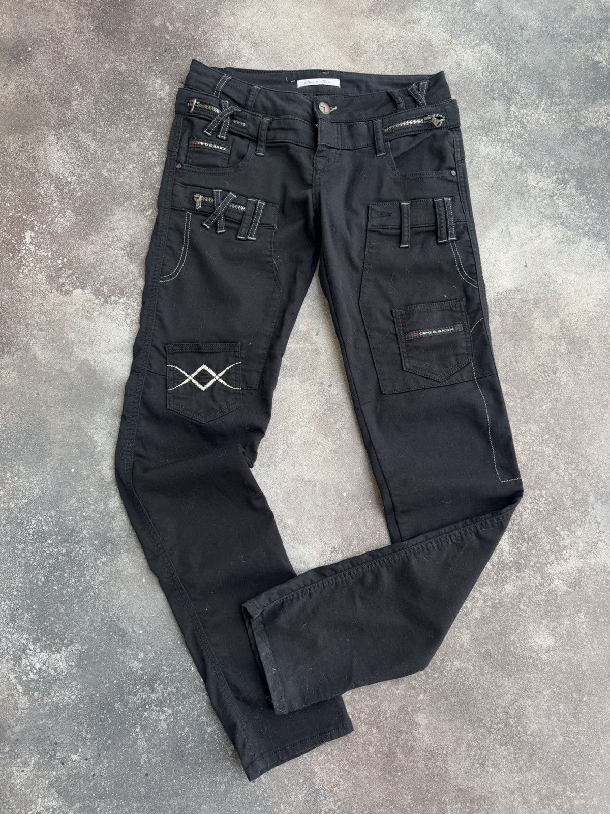 20471120 × Japanese Brand Avant Garde Vintage Y2K Black Gothic Jeans Size 30" / US 8 / IT 44 - 1 Thumbnail