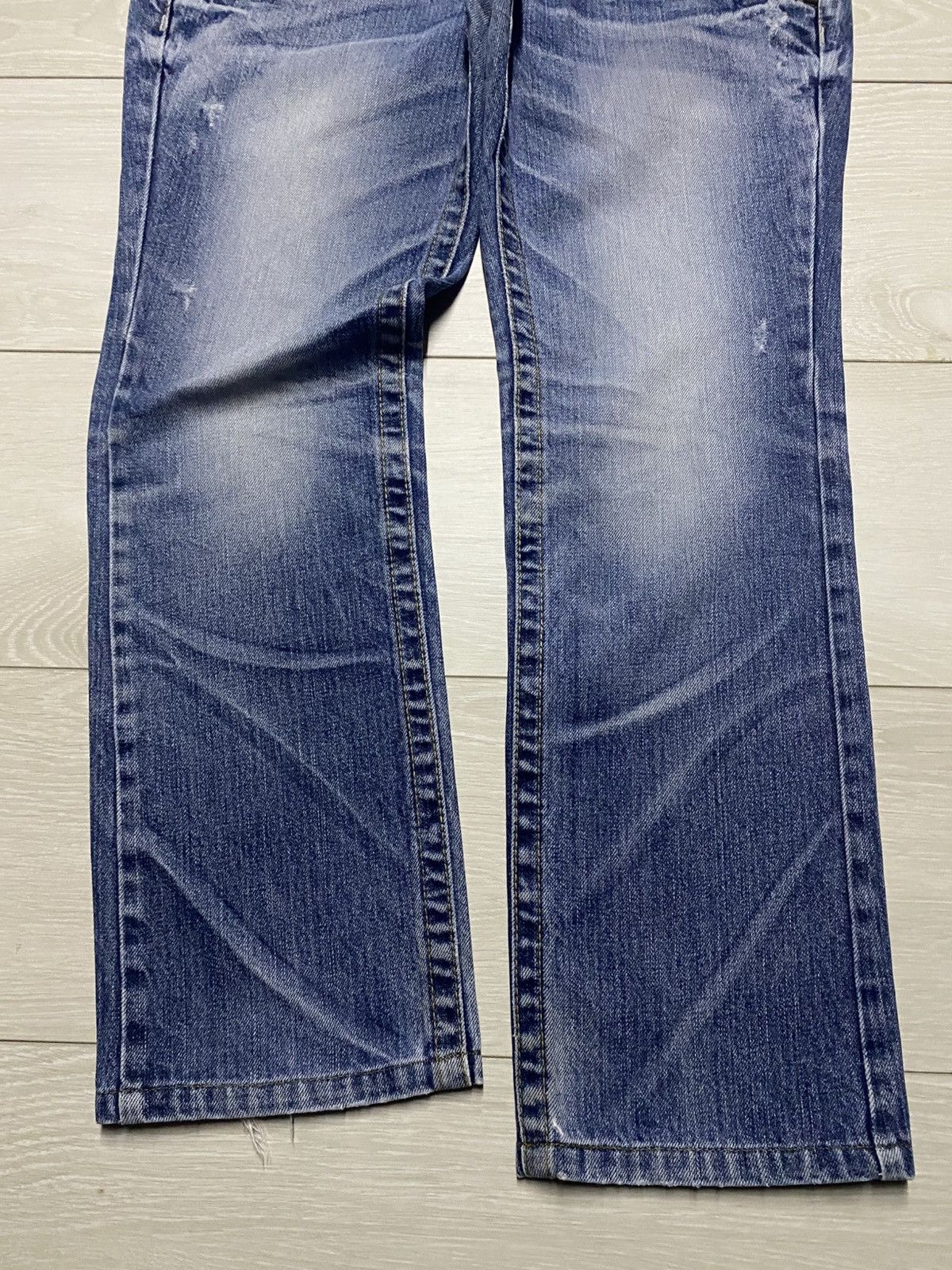 Japanese Brand Vintage Japanese Brand Lolita Embroidery Robot Spike Jeans Size US 31 - 5 Thumbnail