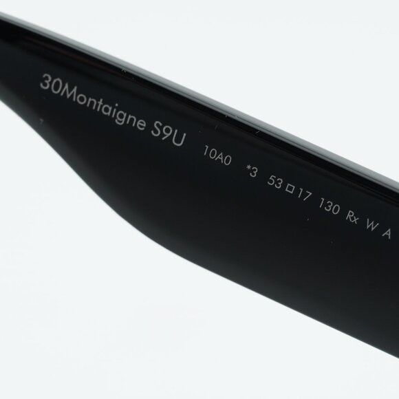 Dior Dior 30MONTAIGNE S9U 10A0 Sunglasses Black Oval Frame Size ONE SIZE - 10 Thumbnail