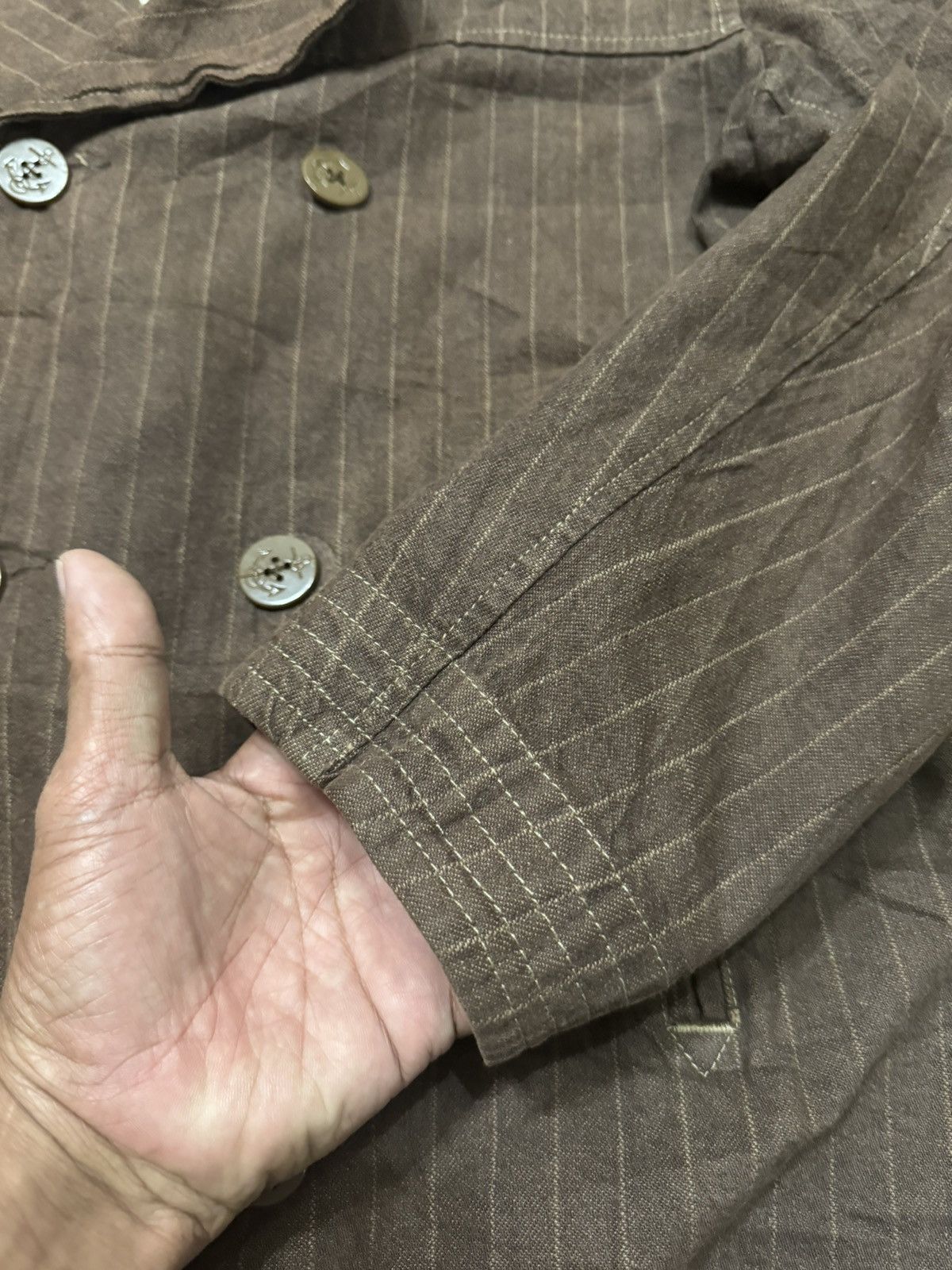 If Six Was Nine × Japanese Brand × Number (N)ine BRTH X NUMBER NINE DOUBLE COLLAR JACKET Size US L / EU 52-54 / 3 - 4 Thumbnail