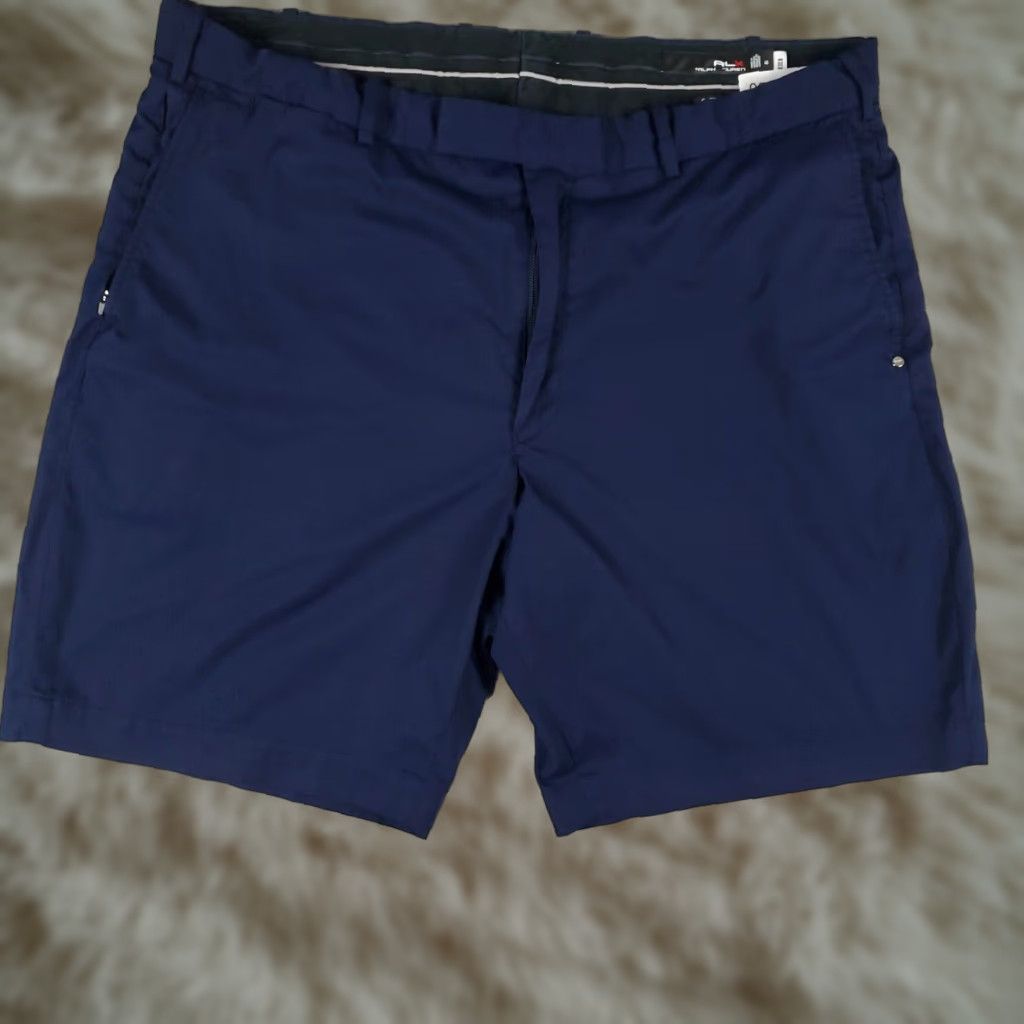 Ralph Lauren RLX Ralph Lauren Shorts Mens Size 40 Blue Golf Casual Flat Front Chino Size US 40 / EU 56 - 1 Thumbnail
