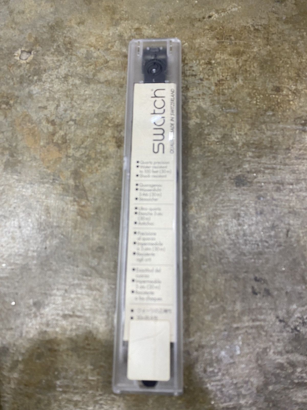 Swatch × Vintage Vintage 90s Swatch Black & white watch Size ONE SIZE - 6 Thumbnail