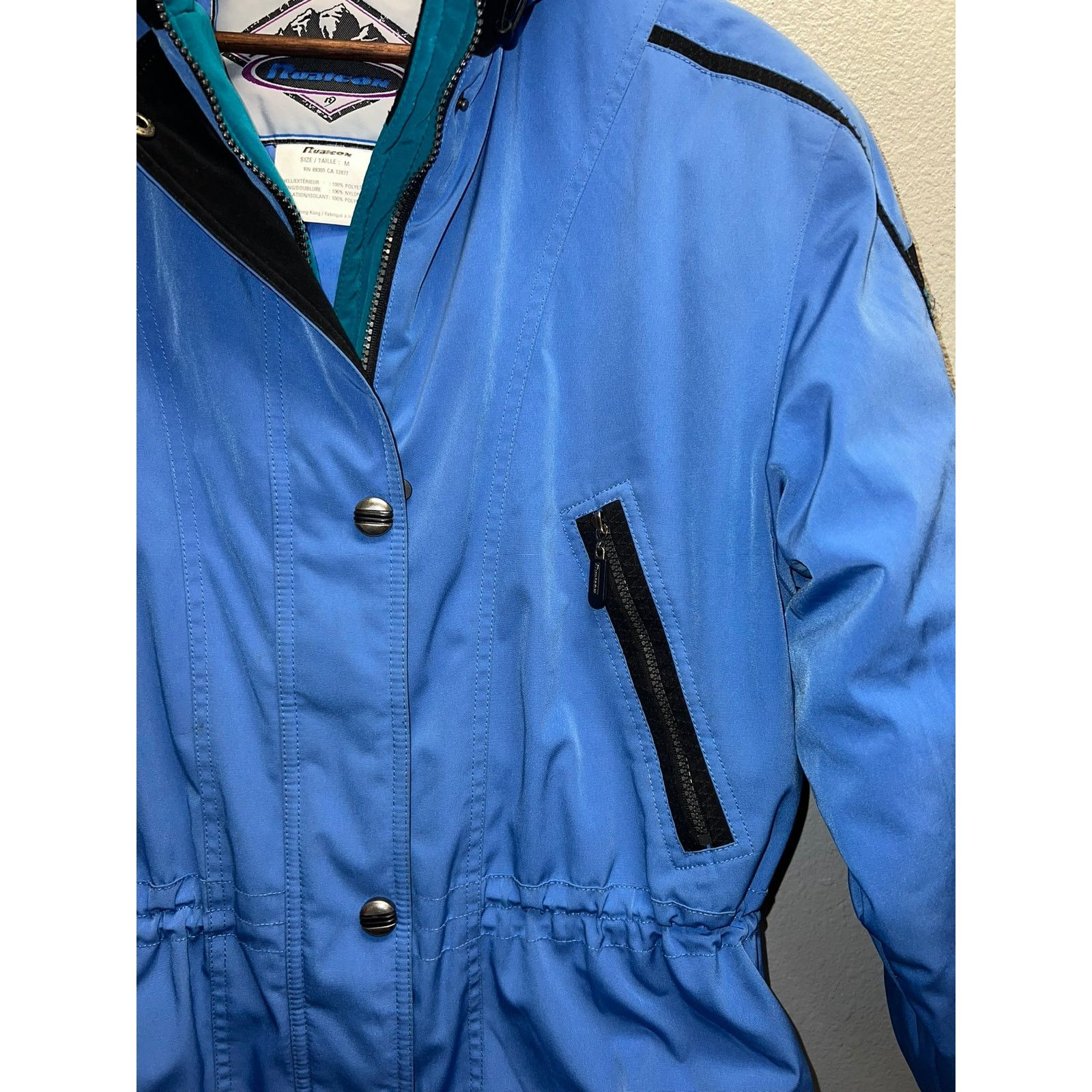 Vintage Vintage Womens Rubicon Ski Jacket Polyester Shell VTG Medium Size M / US 6-8 / IT 42-44 - 3 Thumbnail