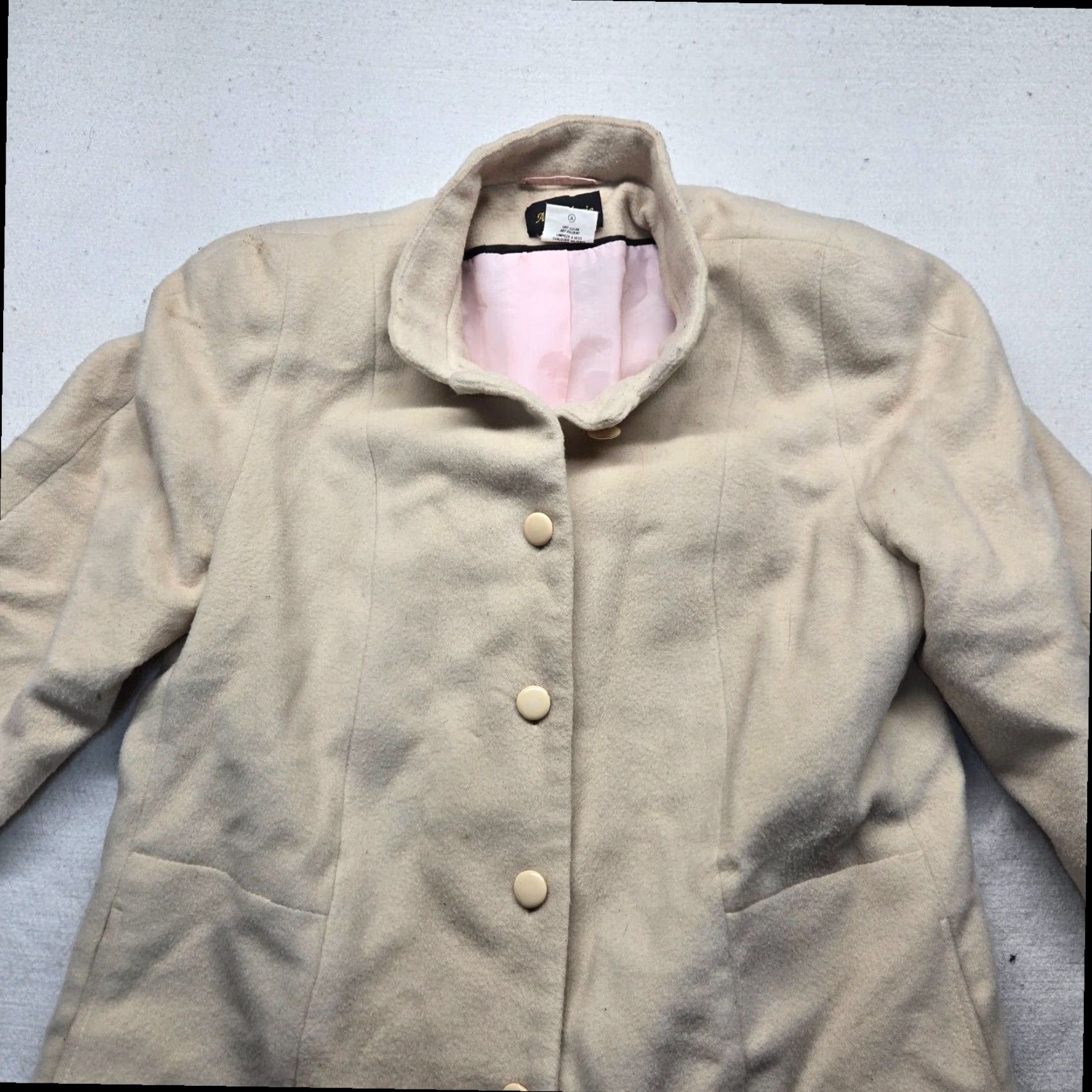 Vintage VINTAGE Ann Marie Brown 100% Wool Trench Coat Jacket Womens Size 12 Size XL / US 12-14 / IT 48-50 - 3 Thumbnail