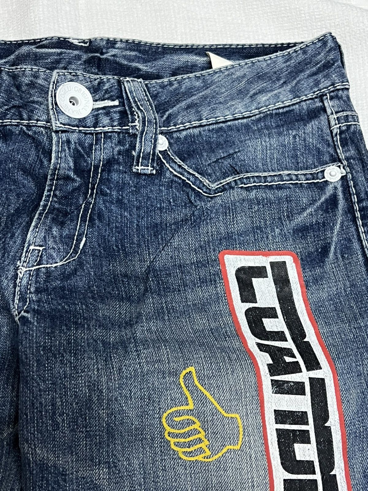 Other 🔥HOT DROPS🔥STREETWEAR PATCH DENIM PANTS RARE Size US 31 - 5 Thumbnail