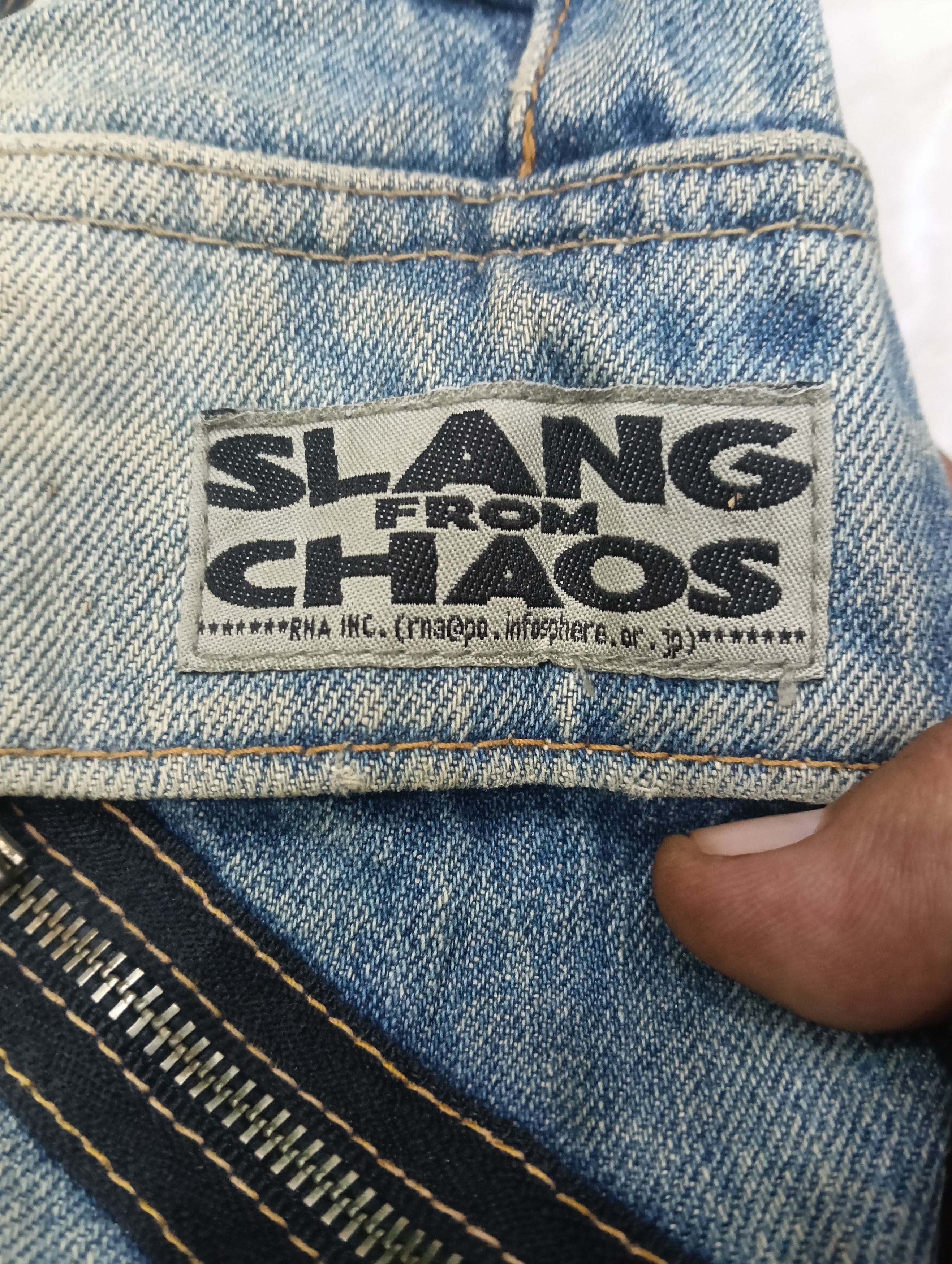 Le Grande Bleu (L.G.B.) RNA Slang Chaos Japan Brand Punk Anarchy Style Size 30" / US 8 / IT 44 - 10 Thumbnail
