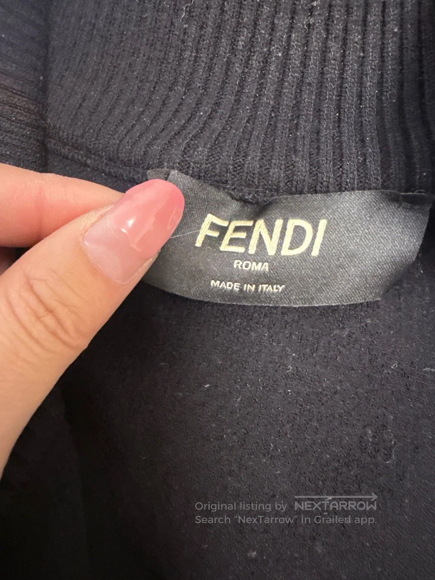 Fendi Fendi Logo Knit Sweater Coat. Size US L / EU 52-54 / 3 - 5 Thumbnail