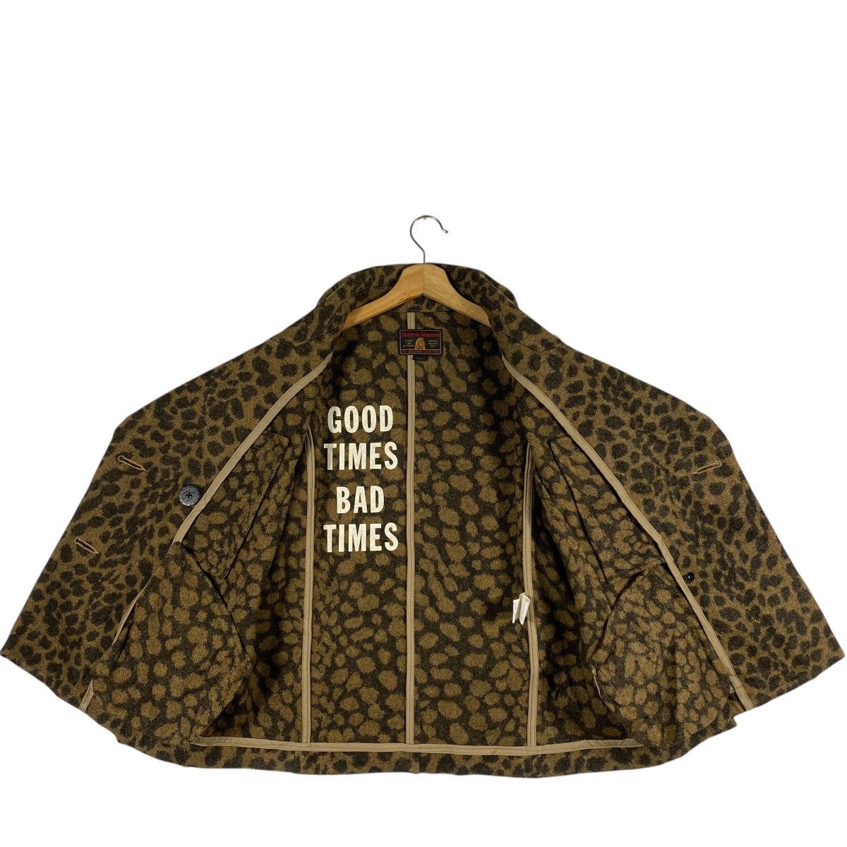 Hysteric Glamour × Vintage Vintage Hysteric Glamour Leopard Double Breasted Wool Jacket Size US M / EU 48-50 / 2 - 5 Thumbnail