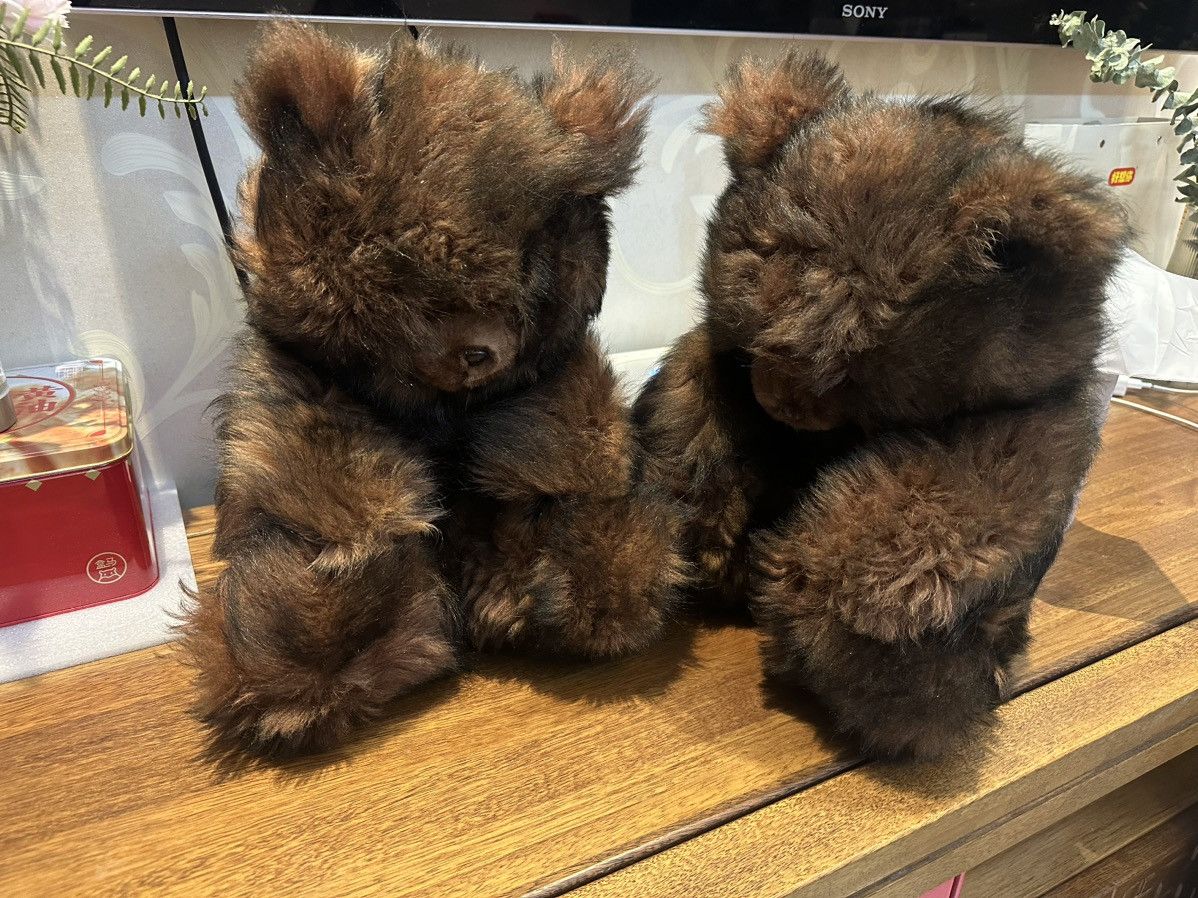 image of Vetements Bear Slippery in Brown, Men's (Size 9)