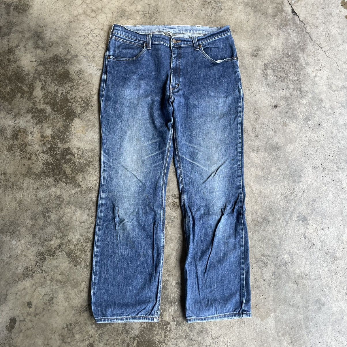 Wrangler 🔥Vintage Wrangler WM3904 Stoned Washed Distress Jeans Size US 35 - 1 Thumbnail