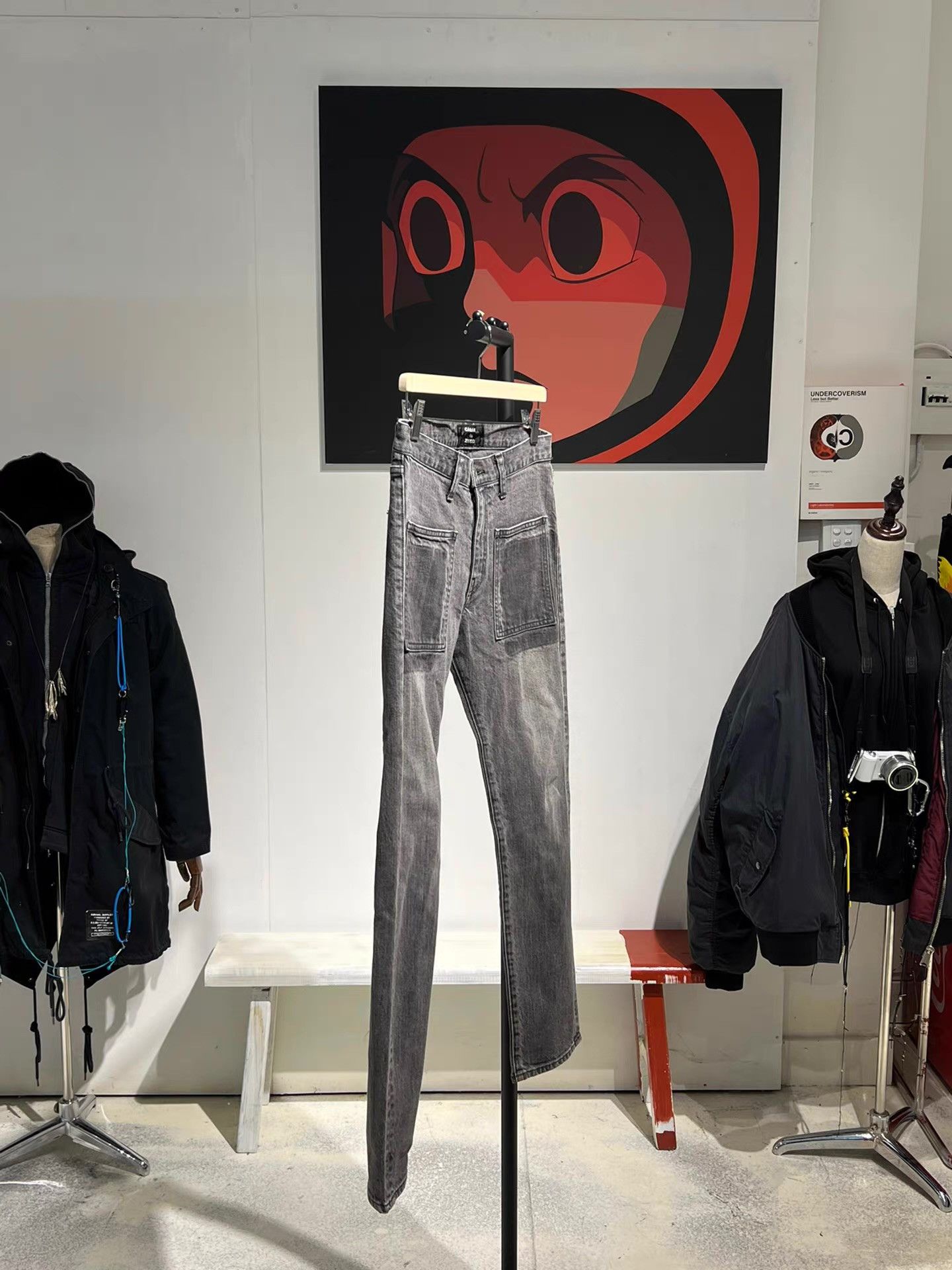 Maison Margiela CABANE de zucca Two-Tone Washed Denim Jeans Q13 Size US 34 / EU 50 - 3 Thumbnail