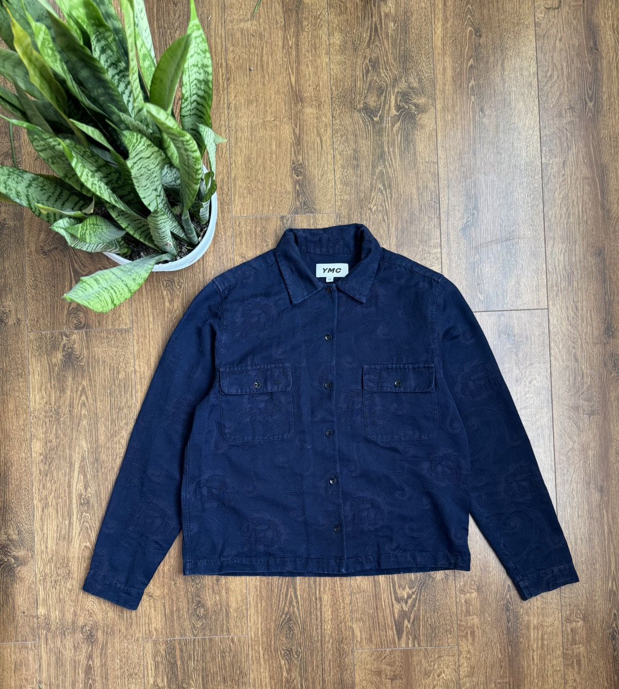 YMC YMC women’s navy blue flower pattern Xsmall Shirt Size XS / US 0-2 / IT 36-38 - 1 Thumbnail