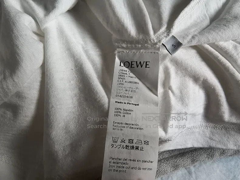 Loewe Loewe Men's Pure Cotton T-Shirt, White Size US S / EU 44-46 / 1 - 3 Thumbnail