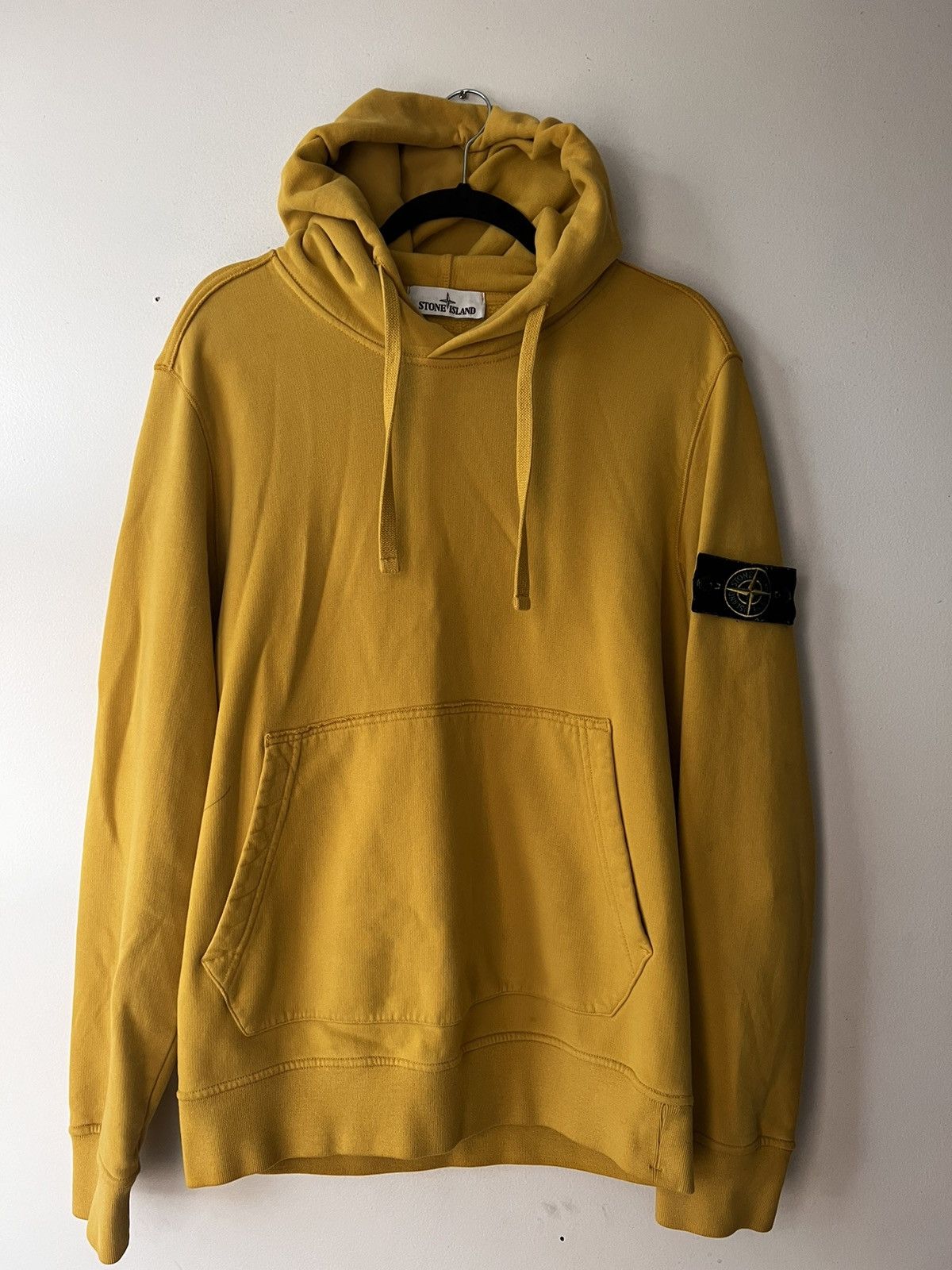 Stone Island Yellow Hoodie