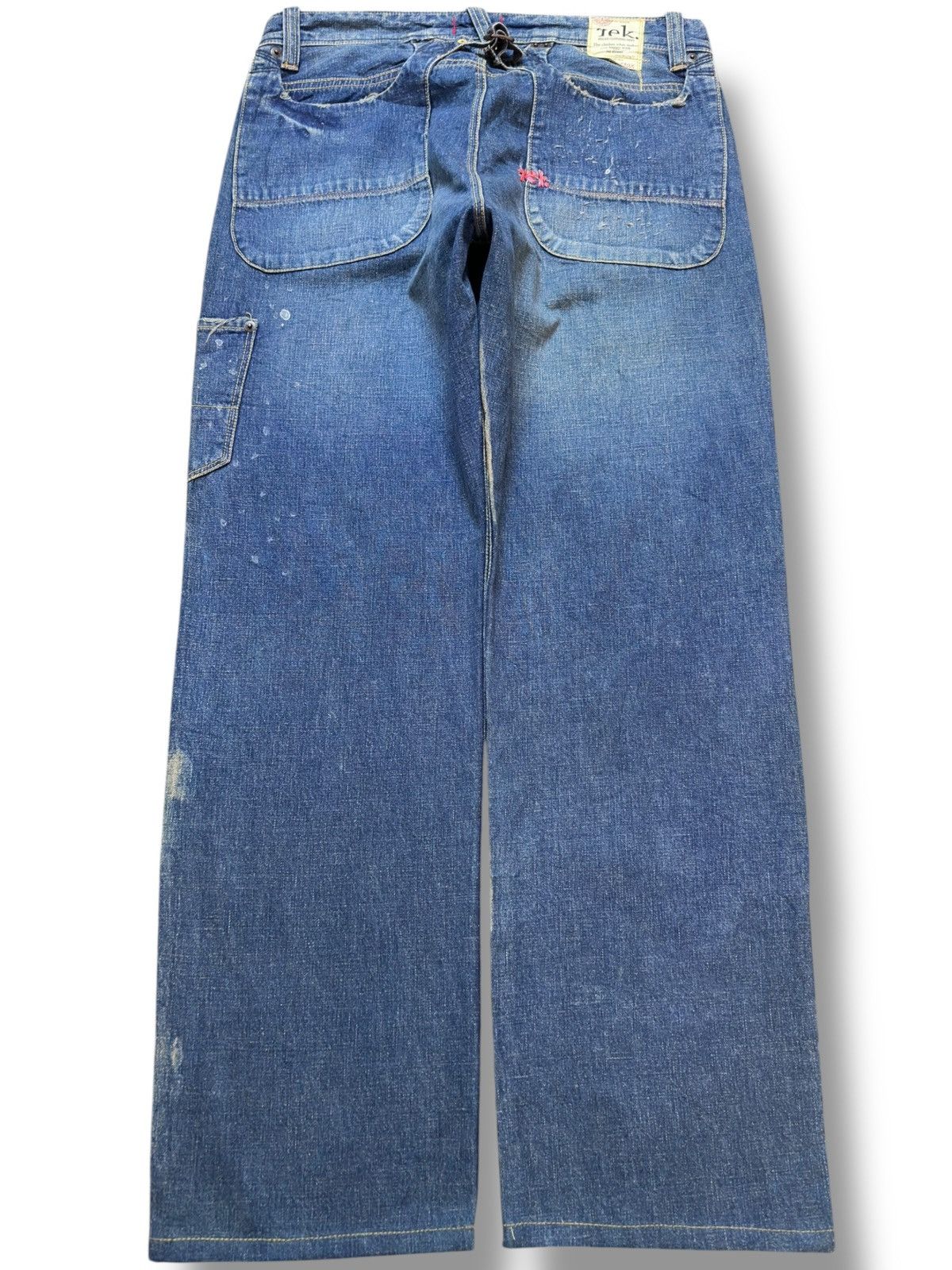 Ekam Vintage Rek Baggy Mudwash Cargo Denim Size US 31 - 5 Thumbnail