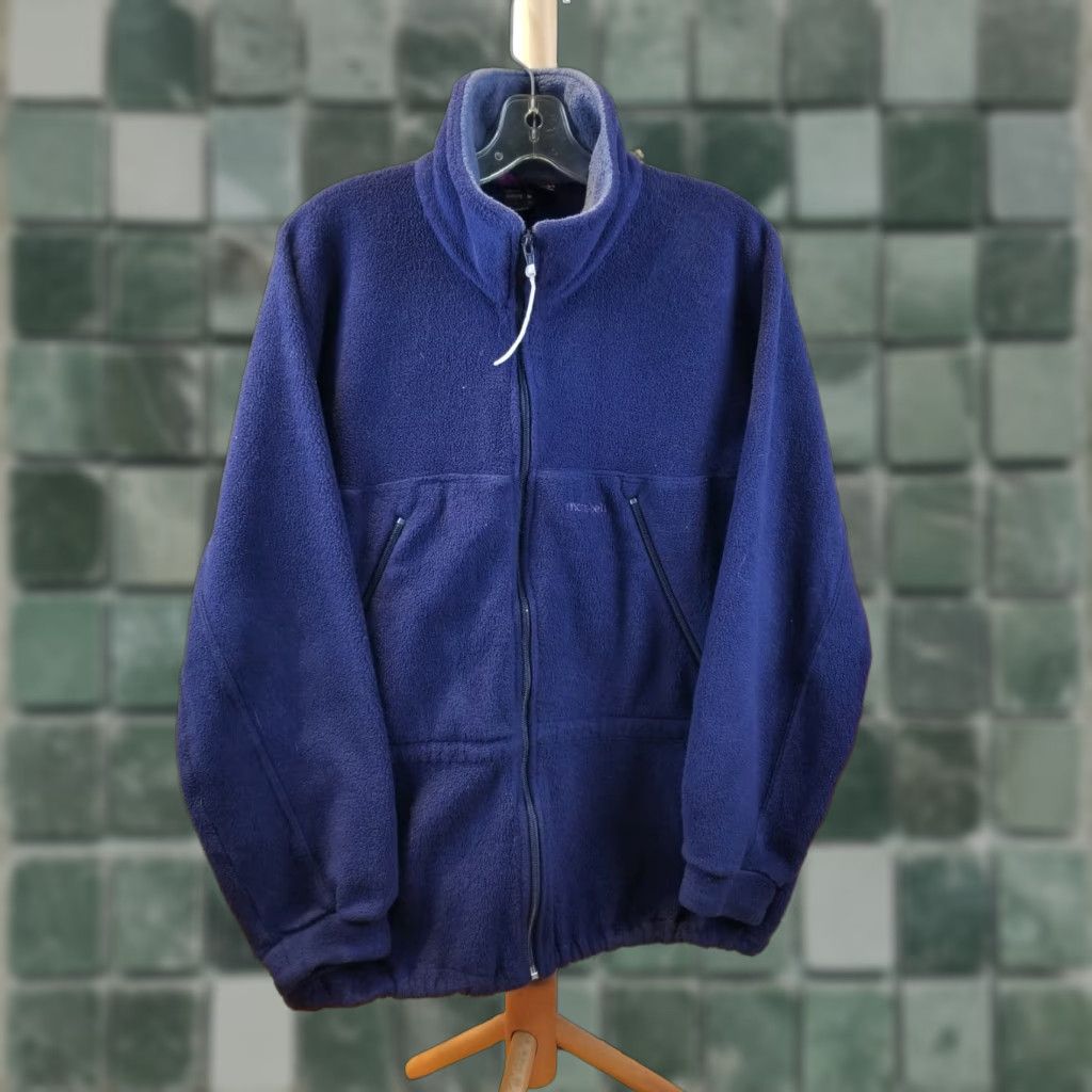 Montbell VINTAGE Montbell NAVY FLEECE JACKET SZ MEDIUM MADE IN USA Jacket Mens M Navy 80's Windbreaker Size US M / EU 48-50 / 2 - 1 Thumbnail
