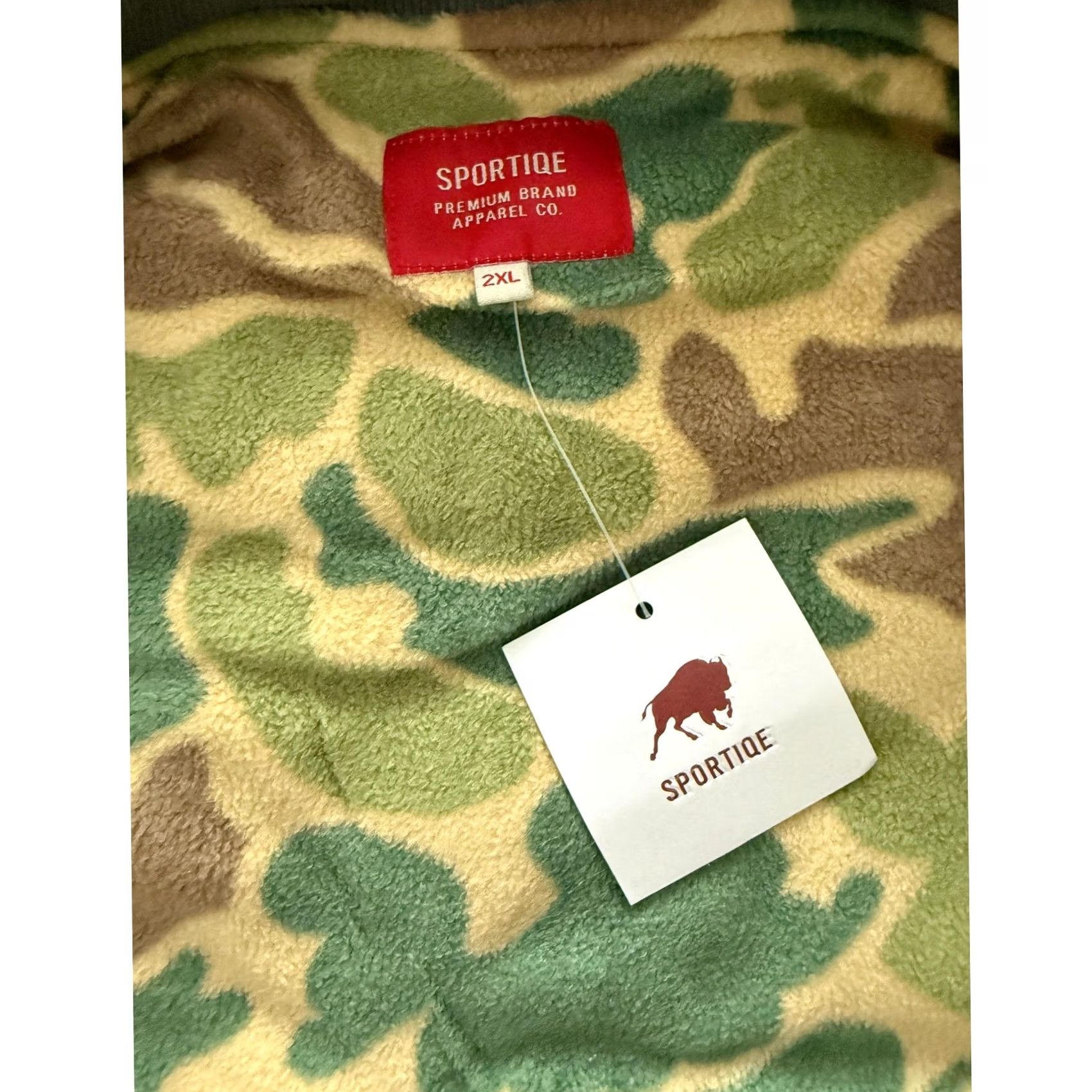 Logo 7 Draft Kings Vest Men's XXL Gray Camo Quilted Full Zip Logo Fantasy Size US XXL / EU 58 / 5 - 4 Thumbnail