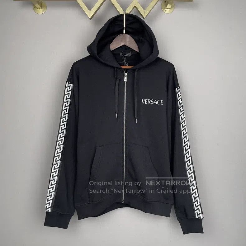 Versace Versace Zippered hooded sweatshirt Size US L / EU 52-54 / 3 - 1 Thumbnail