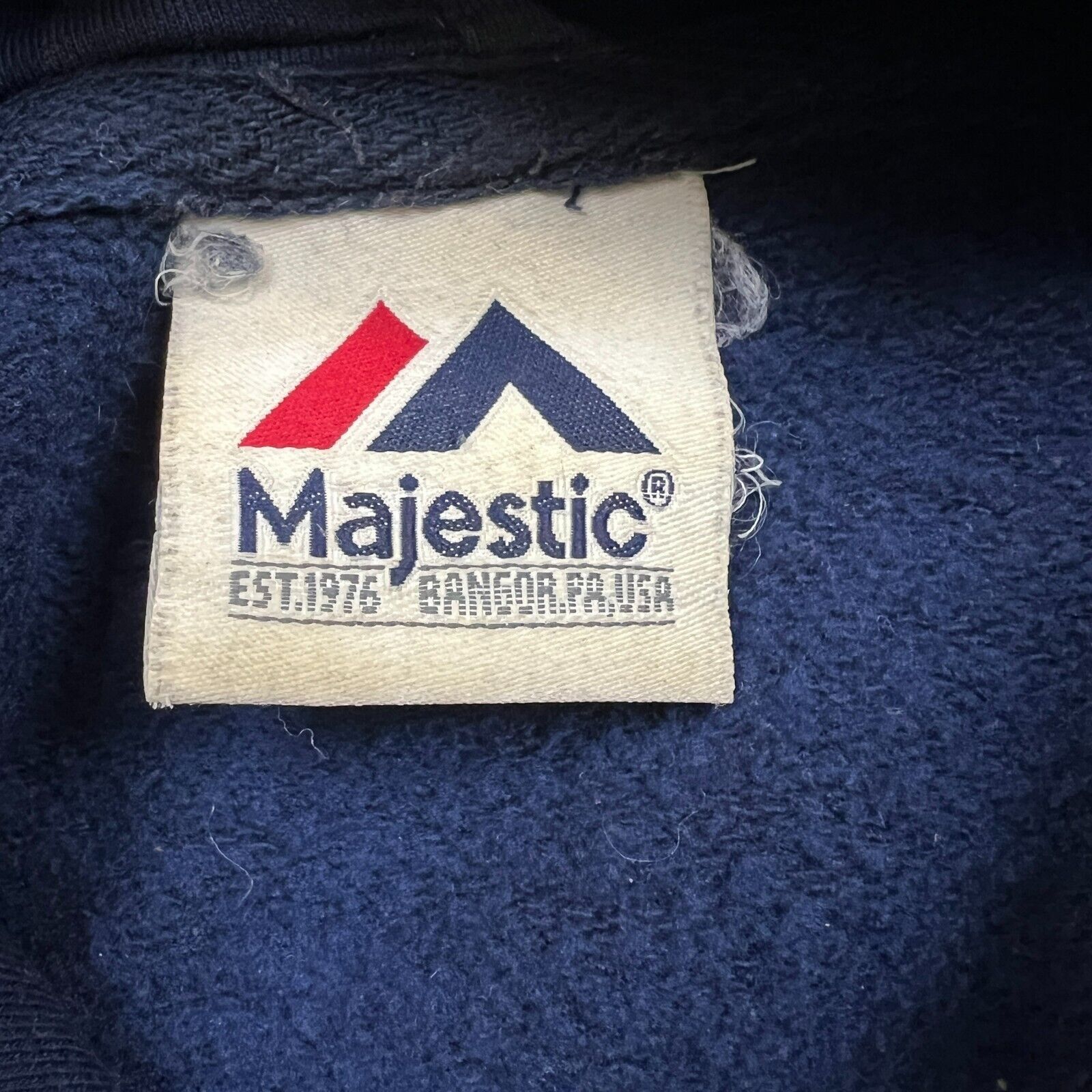 NFL × Vintage VTG 2014 Majestic New England Patriots NFL Football Hoodie Size US XL / EU 56 / 4 - 6 Thumbnail