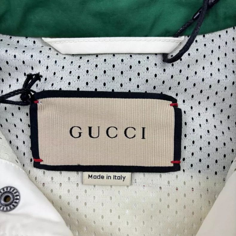 Gucci Gucci Logo pattern high-necked straight long-sleeved jacket Size US M / EU 48-50 / 2 - 4 Thumbnail