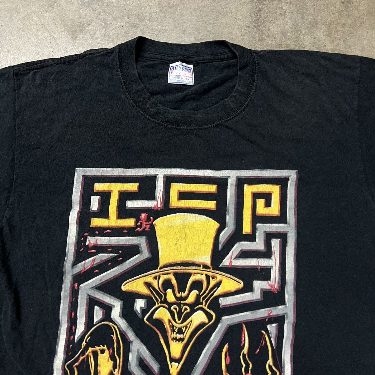 Band Tees × Rap Tees × Vintage Vintage 90’s Insane Clown Posse “ICP” 🇺🇸 Rap T-Shirt Size US L / EU 52-54 / 3 - 6 Thumbnail