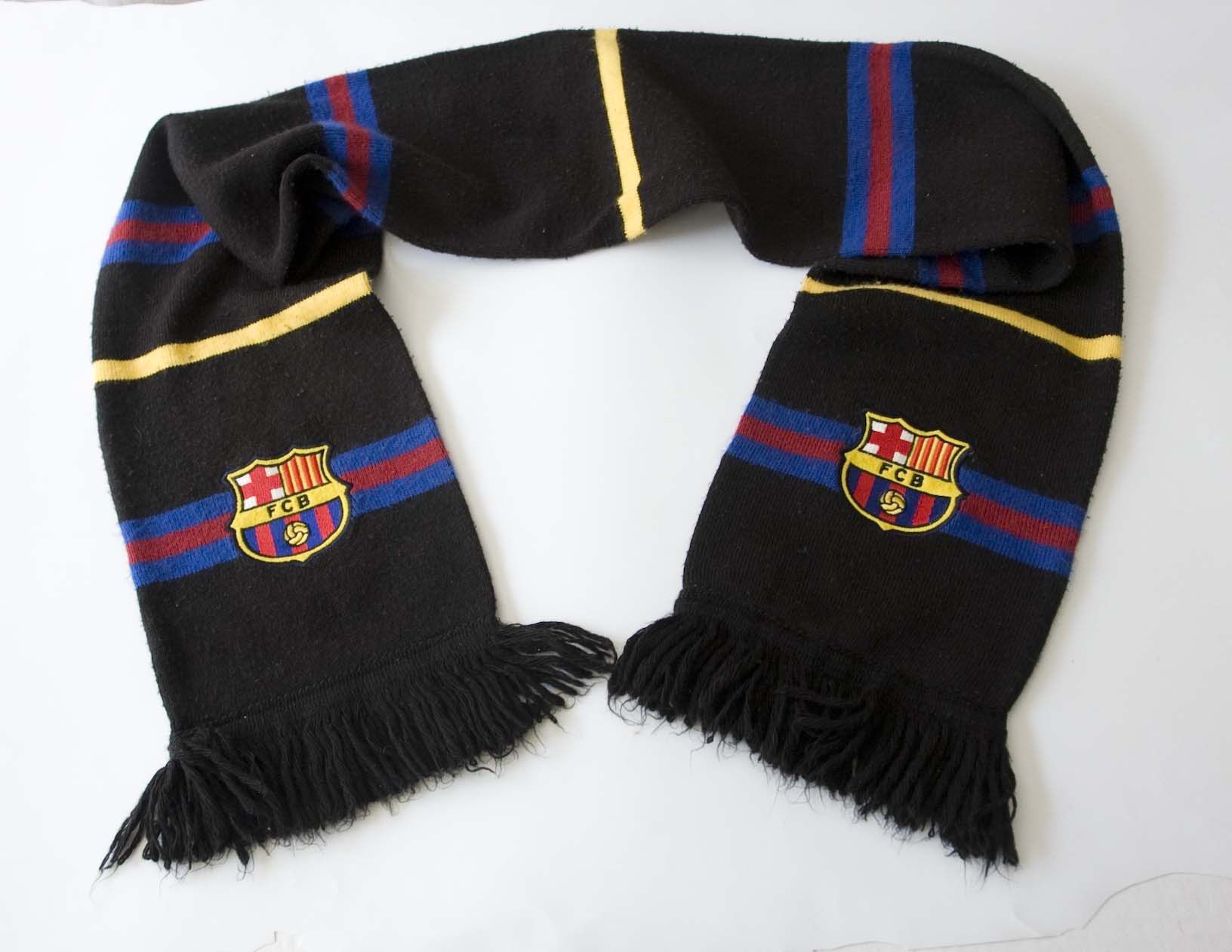 Other FC Barcelona Soccer Winter Scarf Black Size ONE SIZE - 2 Thumbnail