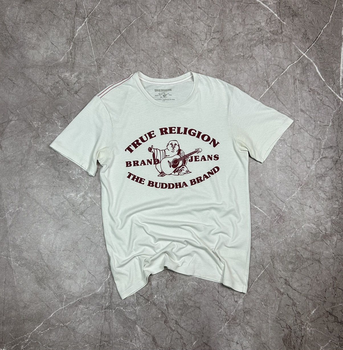 True Religion × Vintage True Religion Black Logo T Shirt Size US S / EU 44-46 / 1 - 1 Thumbnail