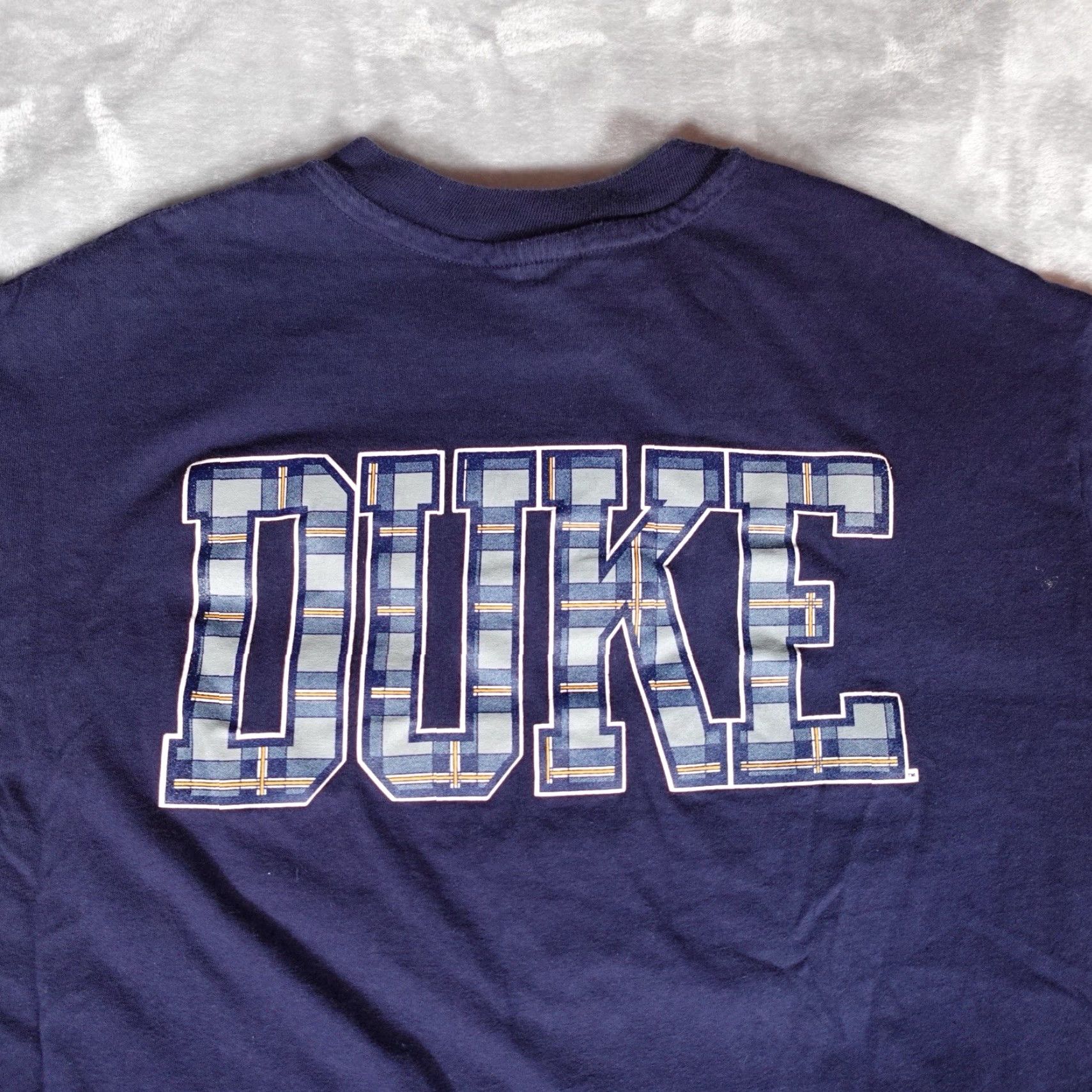 Vintage VINTAGE Duke University T-Shirt Men XL Slim Fit Cotton Navy Blue 90s USA College Graphics Size US XL / EU 56 / 4 - 7 Thumbnail