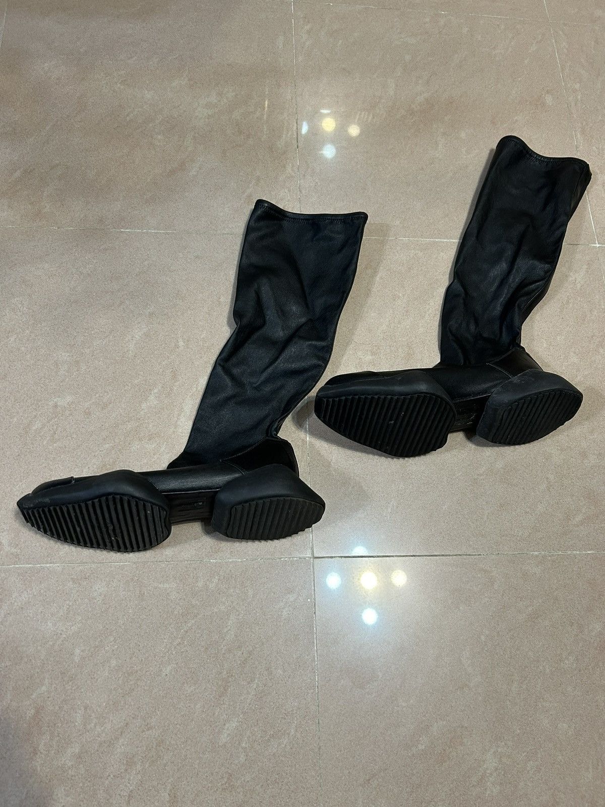 Rick Owens Drkshdw Rick Owens Adidas runner stretch boot sock boot Drkshdw  | Grailed