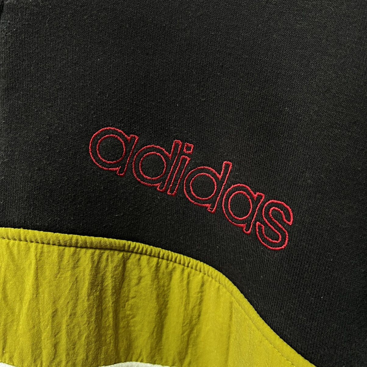 Adidas Adidas 90s Team Big Logo 1/4 Zip Sweatshirt Vintage y2k Size US L / EU 52-54 / 3 - 8 Thumbnail
