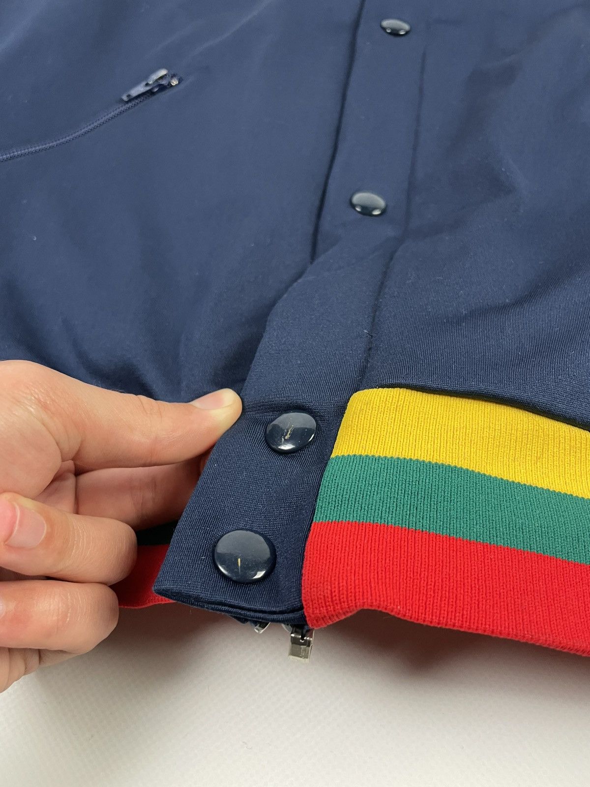 Lacoste Vintage Lacoste Varsity Jacket Size 4 / 180 – Retro Bomber Size US L / EU 52-54 / 3 - 6 Thumbnail