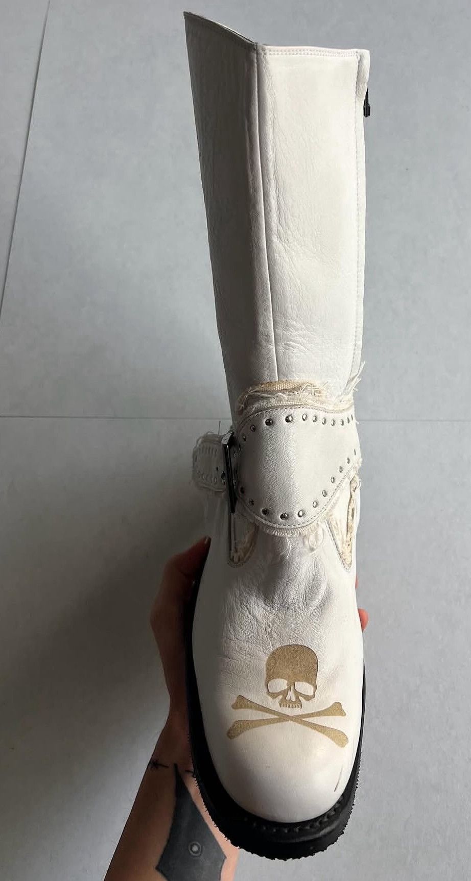 Other Unreal Giftur Crump Skull Engineer Boots 9.5 Men Size US 9.5 / EU 42-43 - 4 Thumbnail