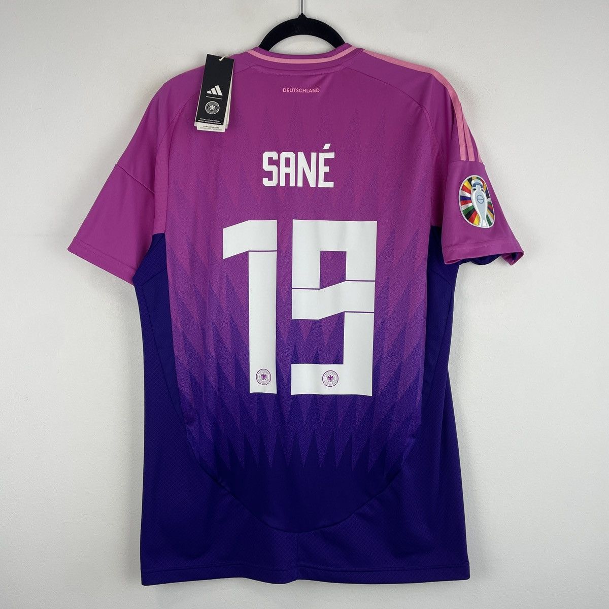 Adidas Germany Leroy Sane Adidas Pink Jersey Euro 2024 size L Size US L / EU 52-54 / 3 - 1 Thumbnail